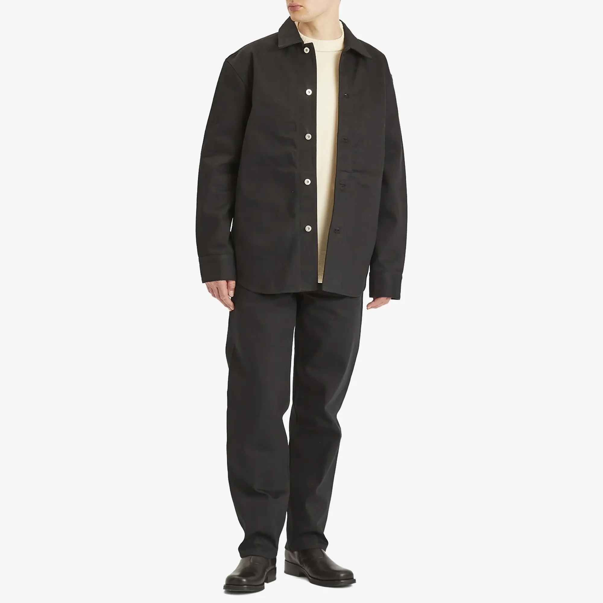 Jil Sander Men's Denim Overshirt Black