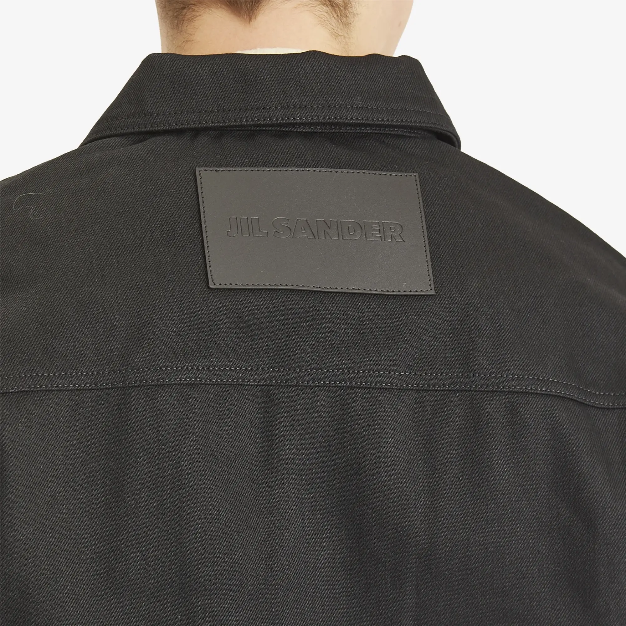 Jil Sander Men's Denim Overshirt Black