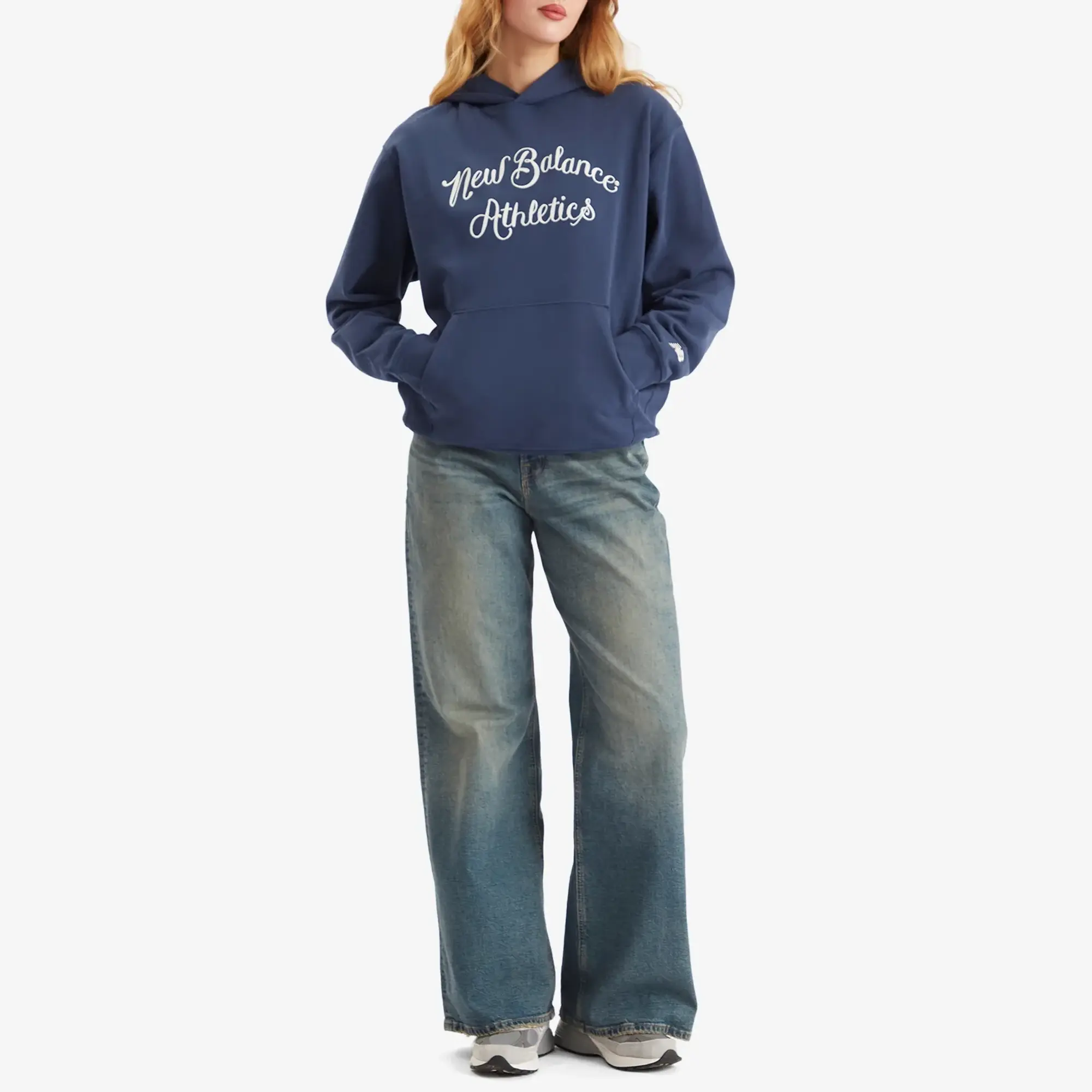 New Balance Athletics Relaxed League Hoodie Ash Heather