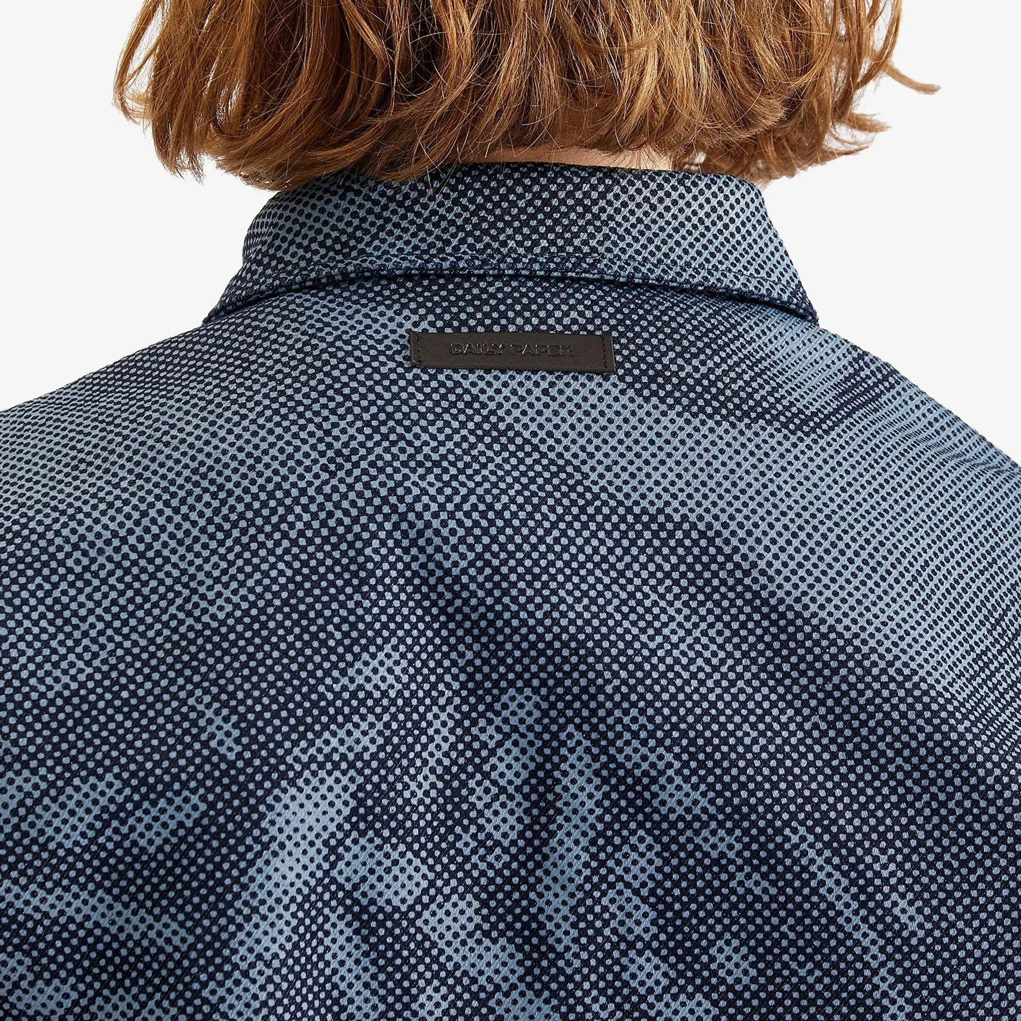 Daily Paper Men's Braids Denim Shirt Multi-Colored