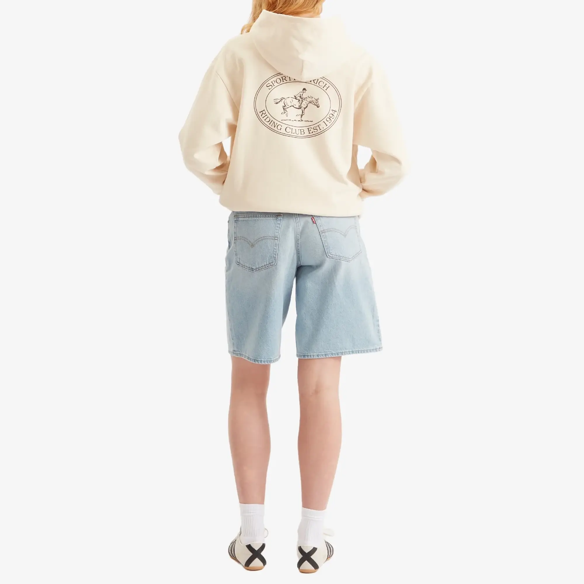 Sporty & Rich Women's Riding Club Hoodie Cream