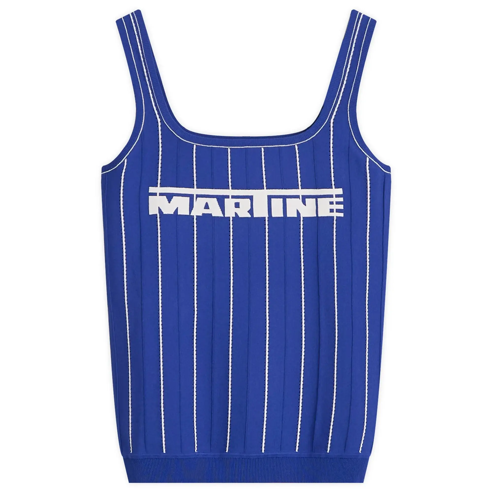 Martine Rose Women's Logo Moto Vest Blue