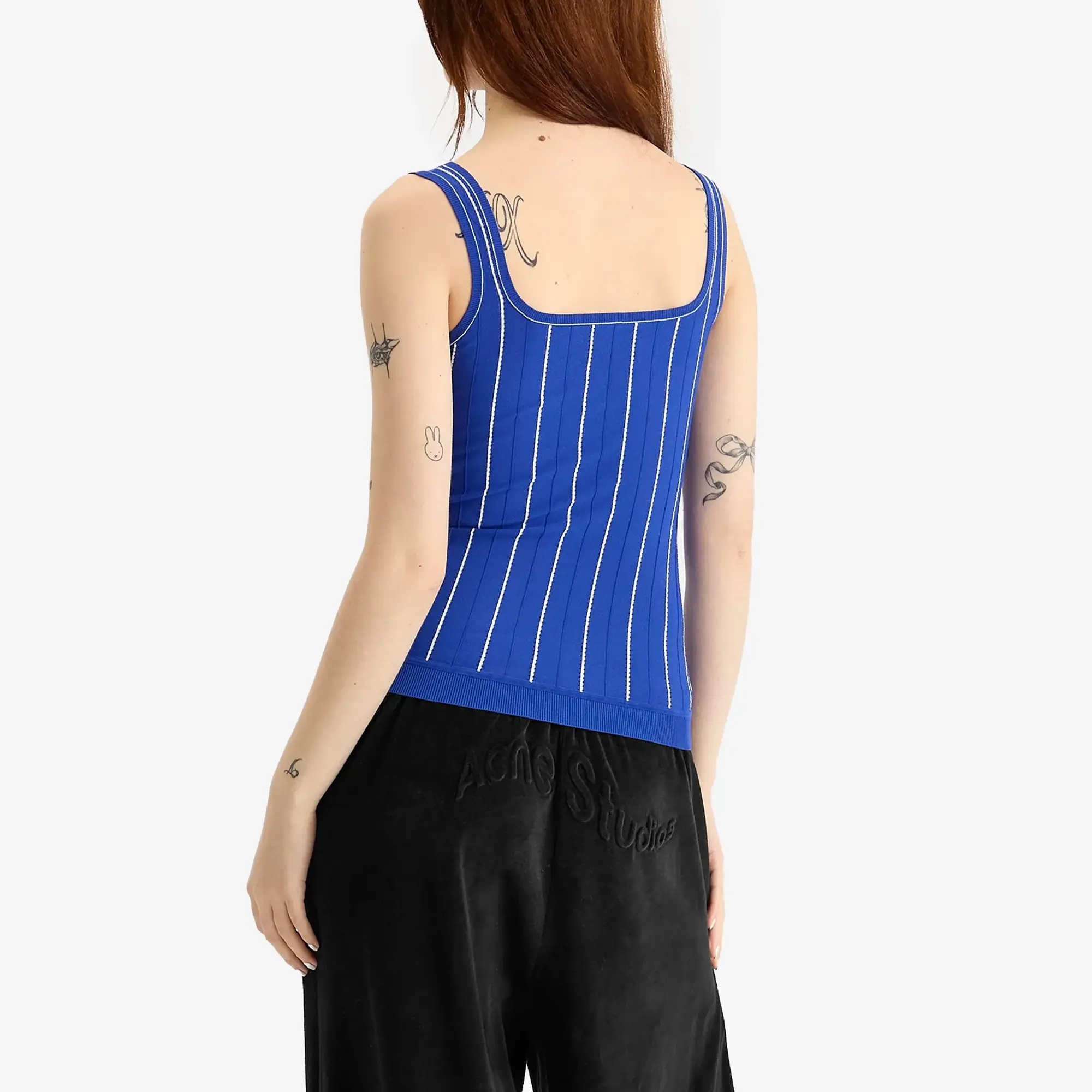 Martine Rose Women's Logo Moto Vest Blue