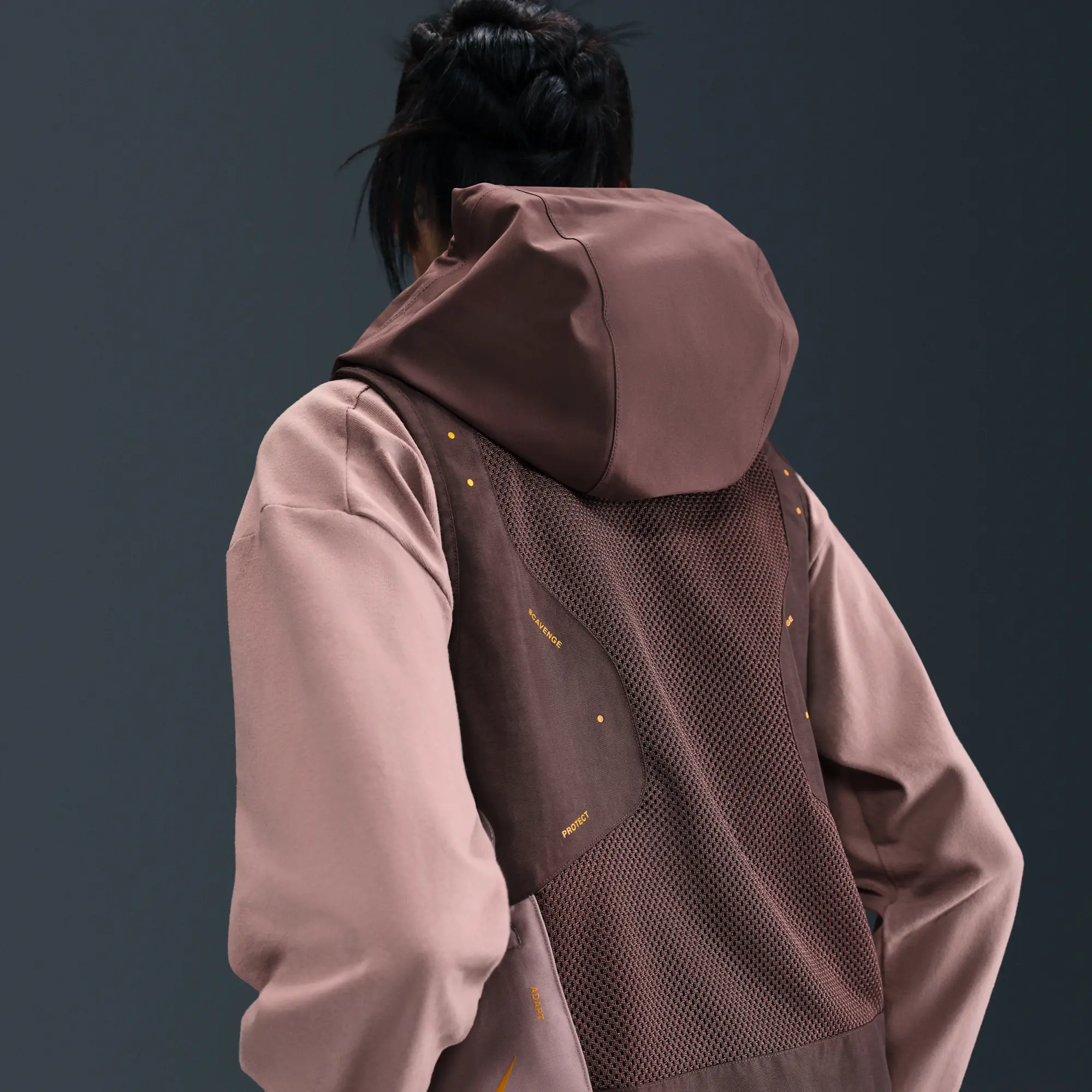 Nike ISPA Modular Gilet - Brown - Nylon