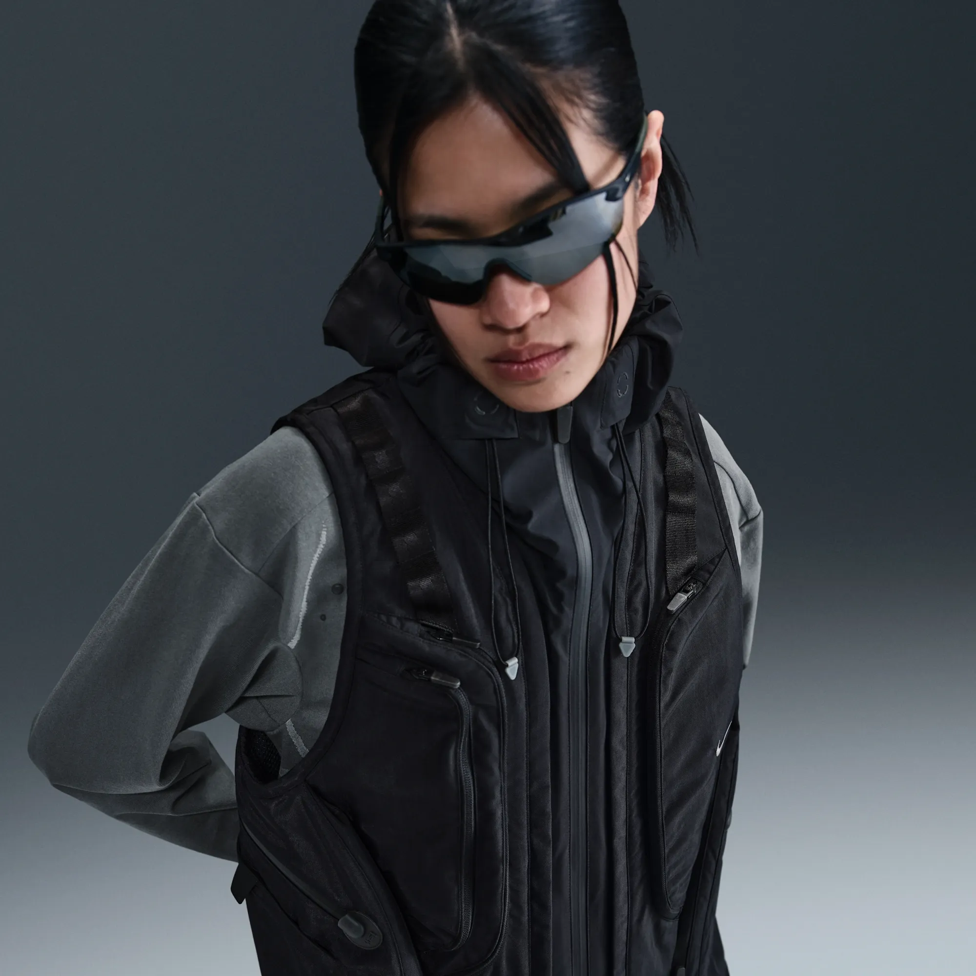 Nike ISPA Modular Gilet - Black - Nylon | HF6402-010 | FOOTY.COM