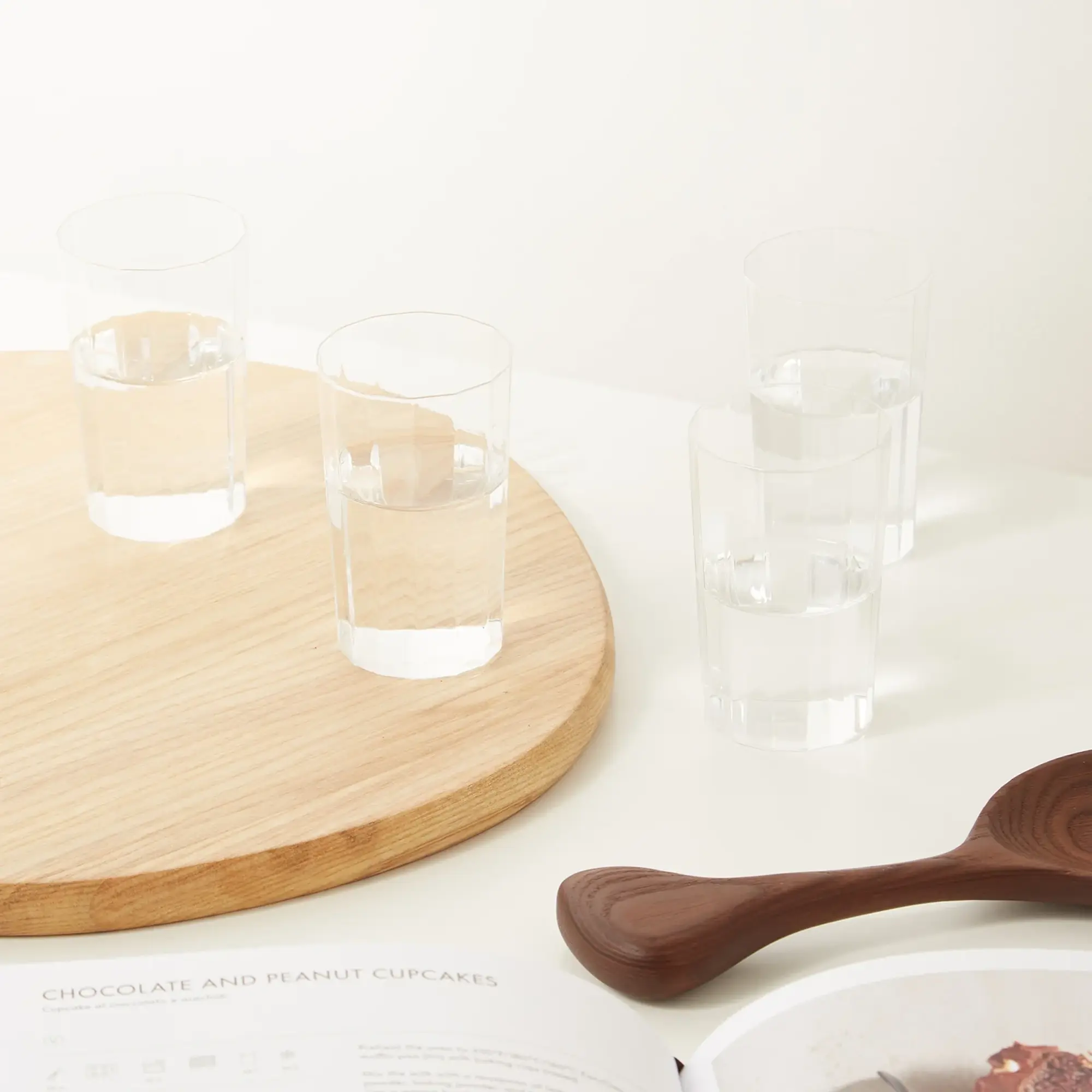 HAY Angle Glass Medium - Set of 4 Clear