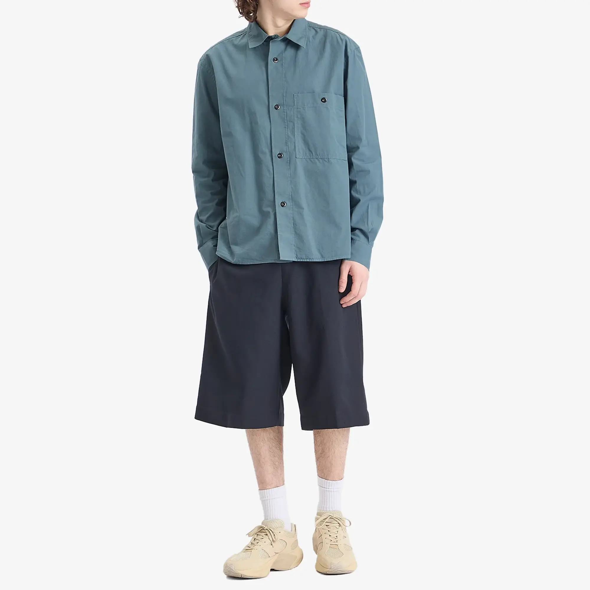 MHL by Margaret Howell Men's Overall Shirt Mineral Blue