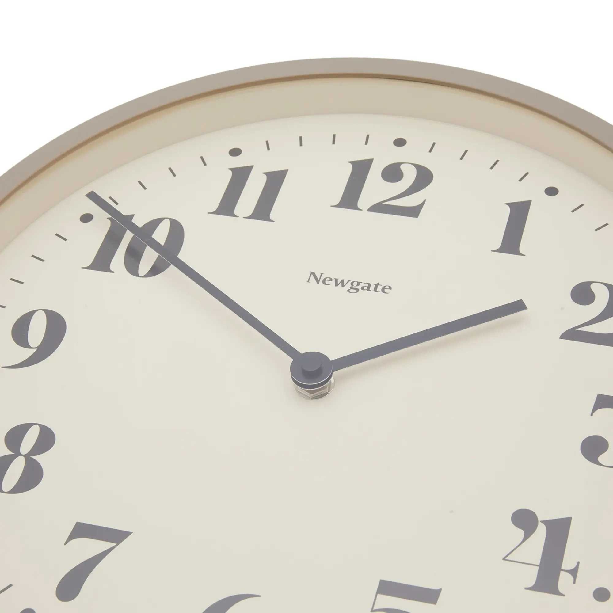 Newgate Clocks Number Four Theatre Wall Clock Stone Grey