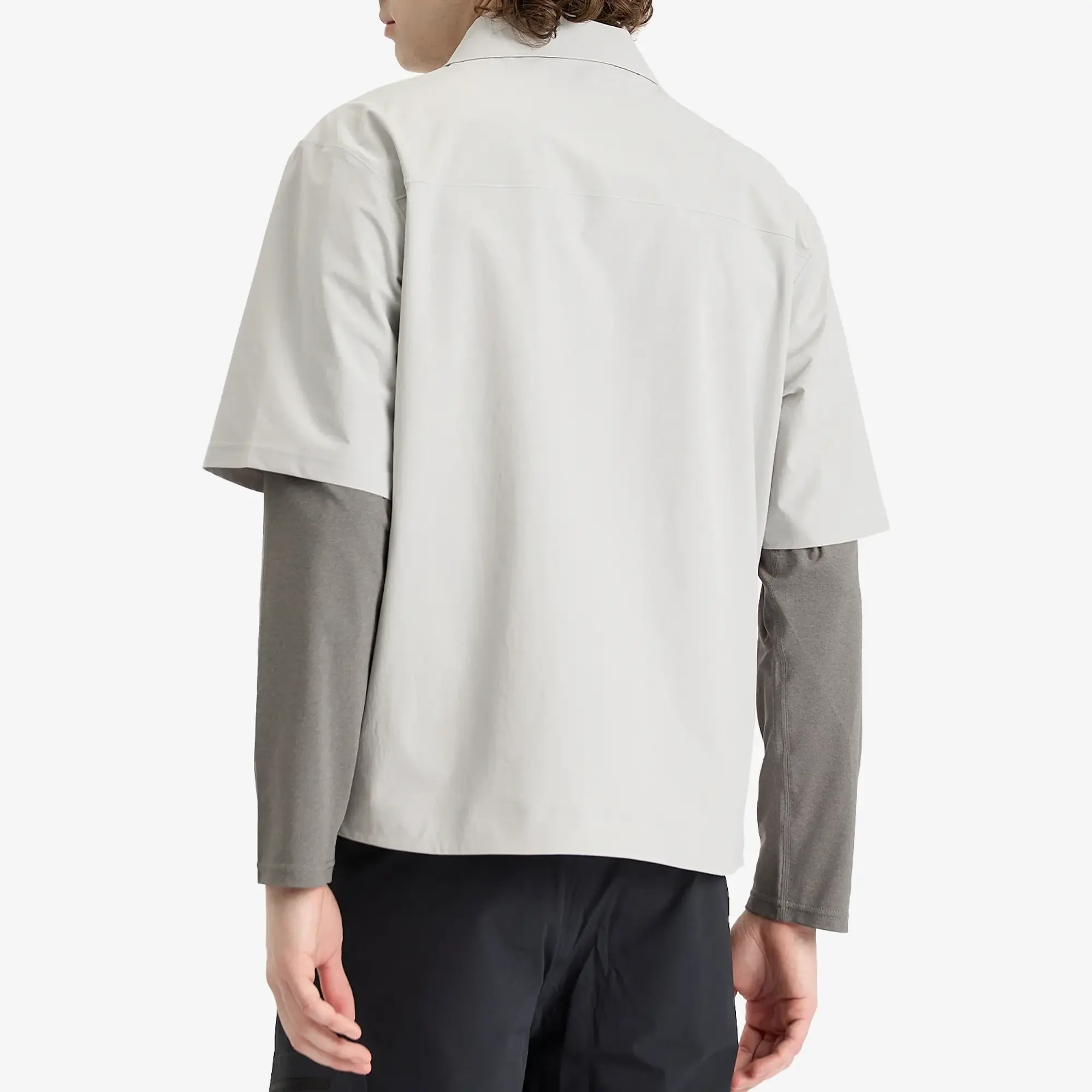 Hiking Patrol Men's Technical Short Sleeve Shirt Light Grey