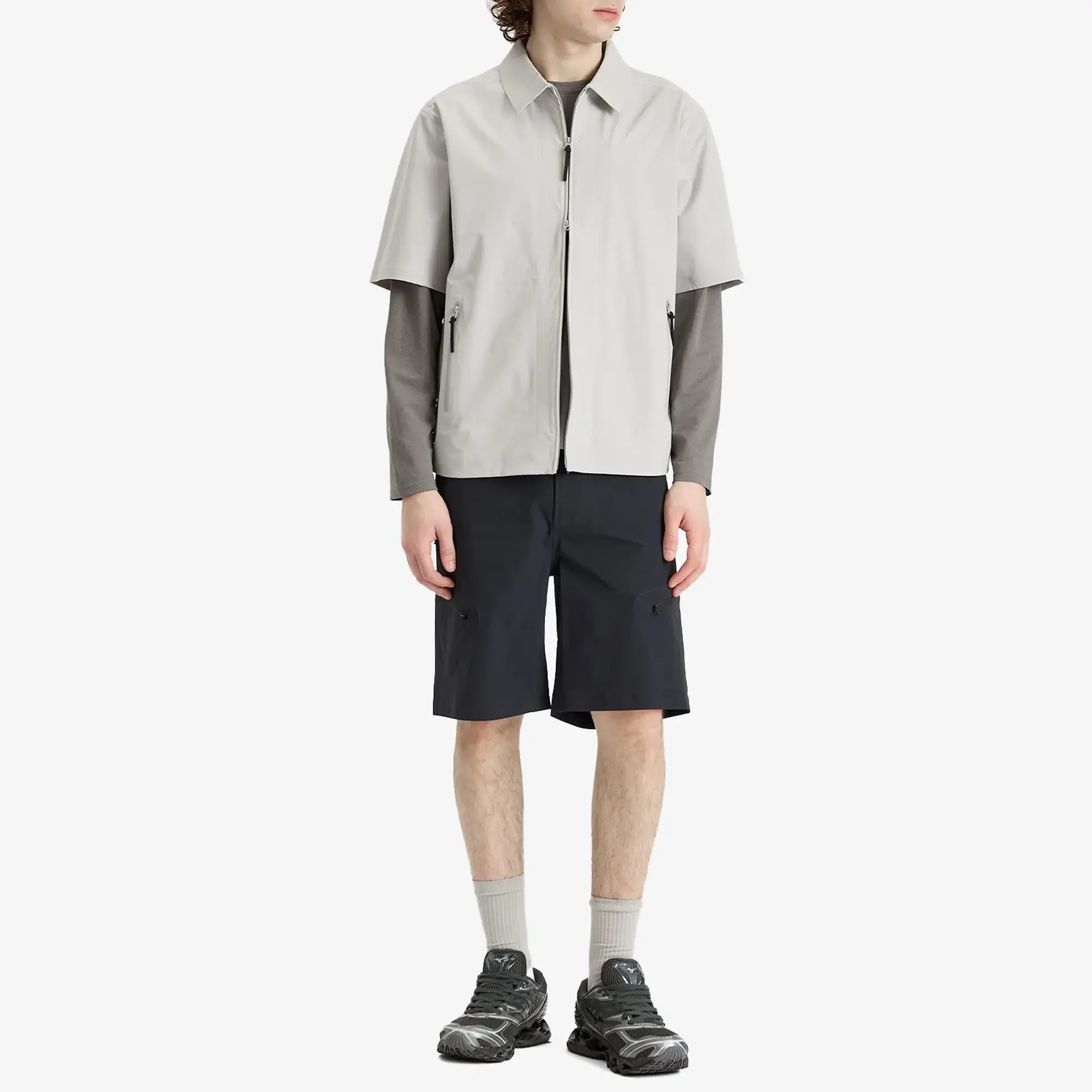 Hiking Patrol Men's Technical Short Sleeve Shirt Light Grey