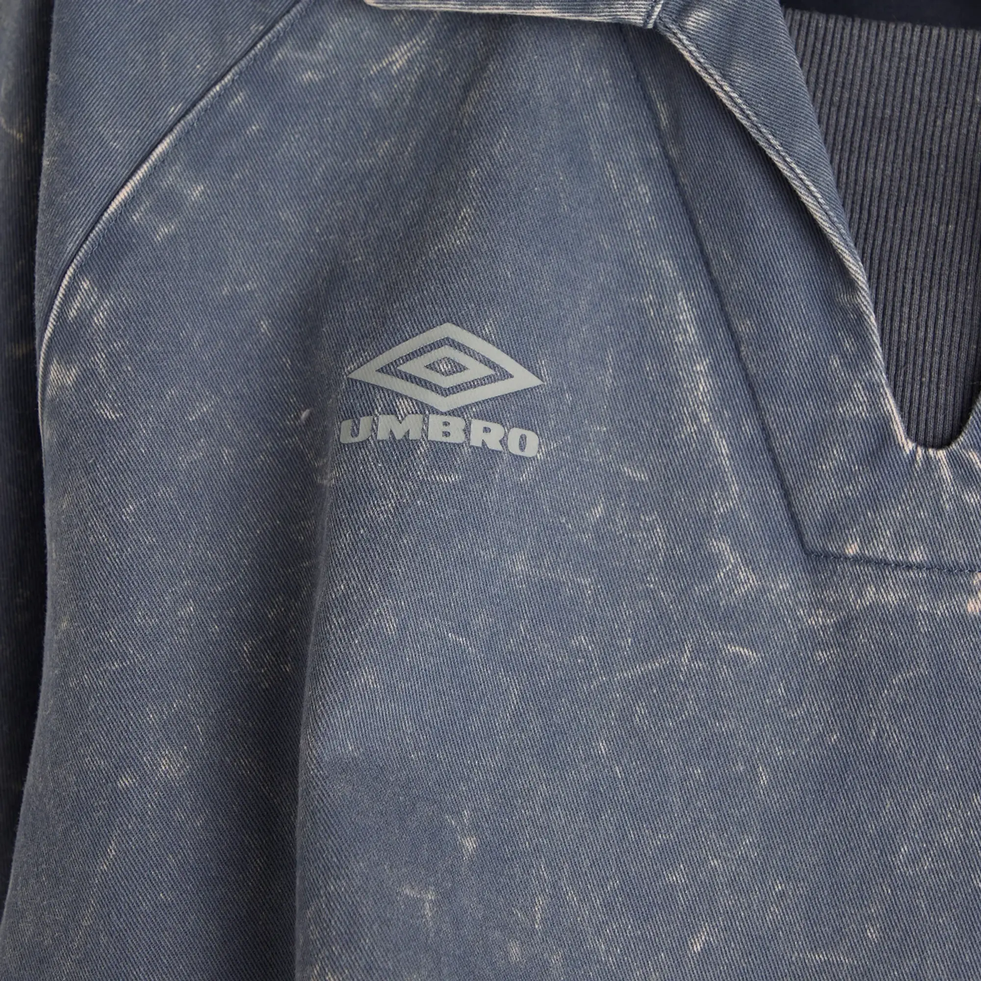 Umbro Washed Drill Top Blue Mirage