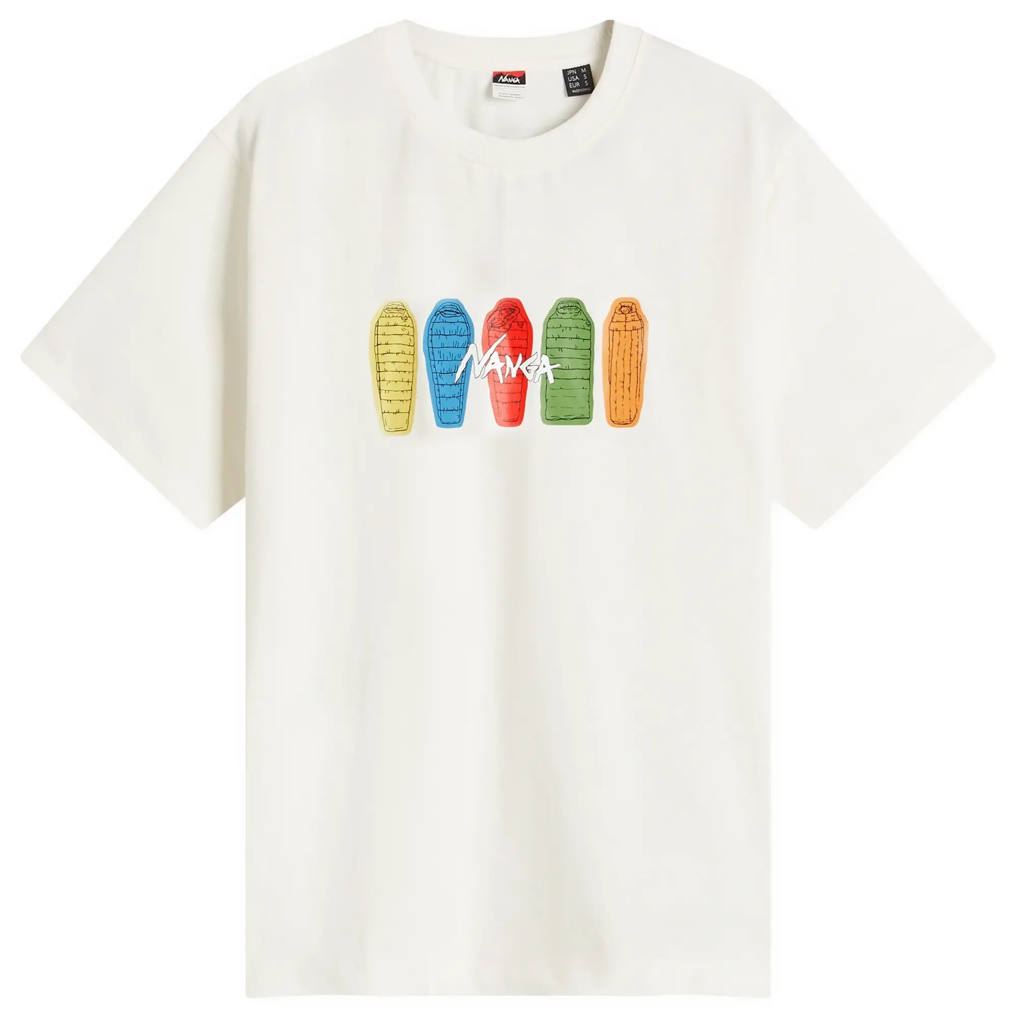 NANGA Men's Eco Hybrid Sleeping Bag T-Shirt White
