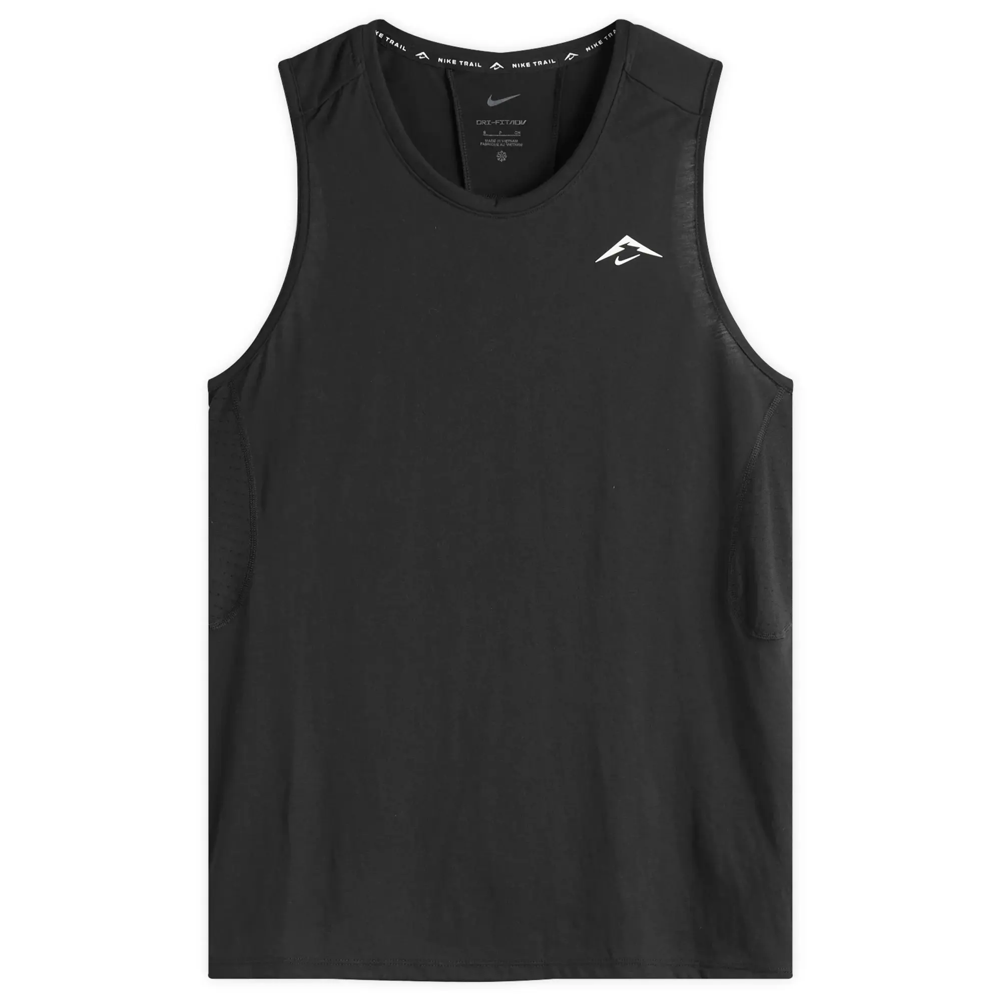 Nike Running Solar Chase Tank Top Black/White