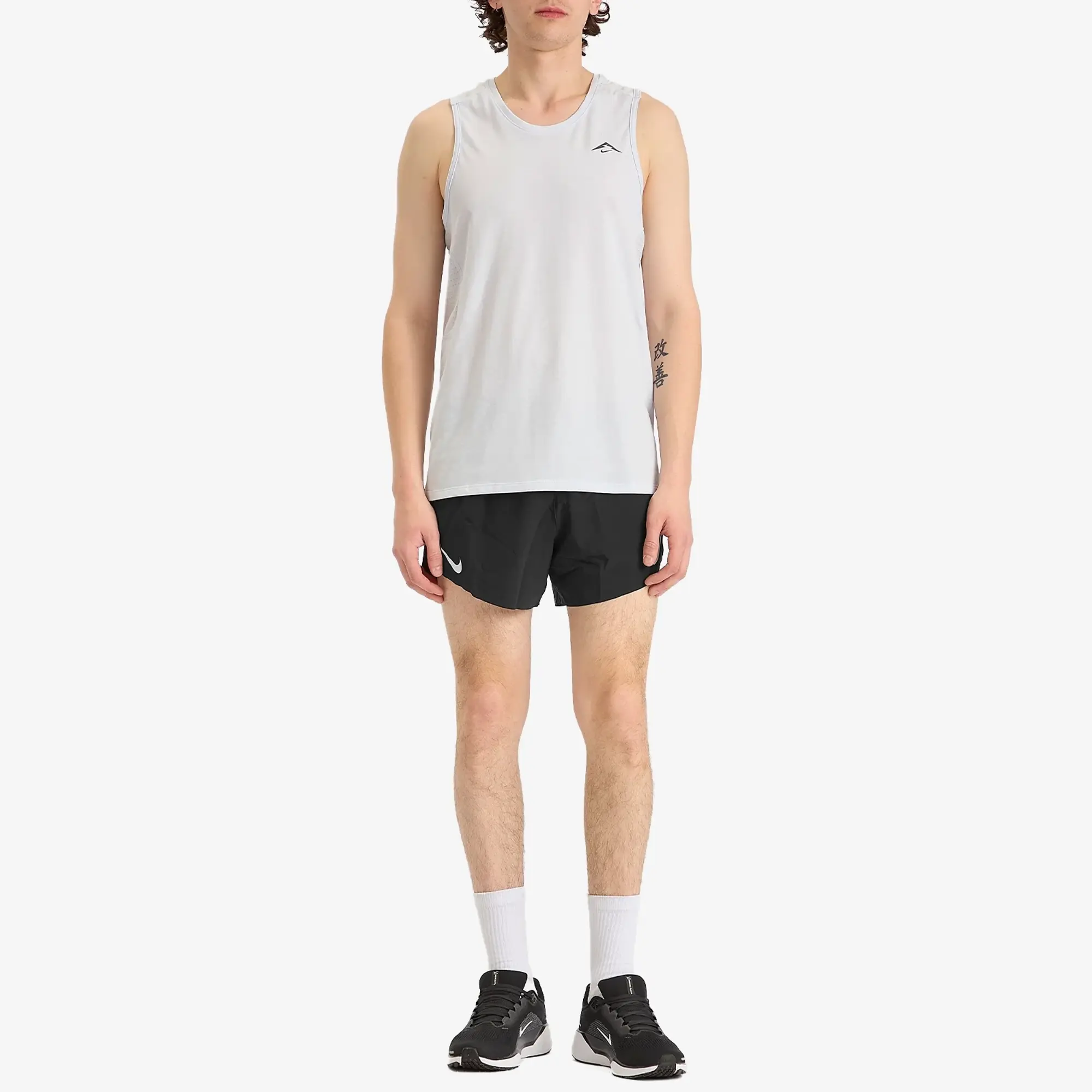 Nike Running Solar Chase Tank Top Grey/Black