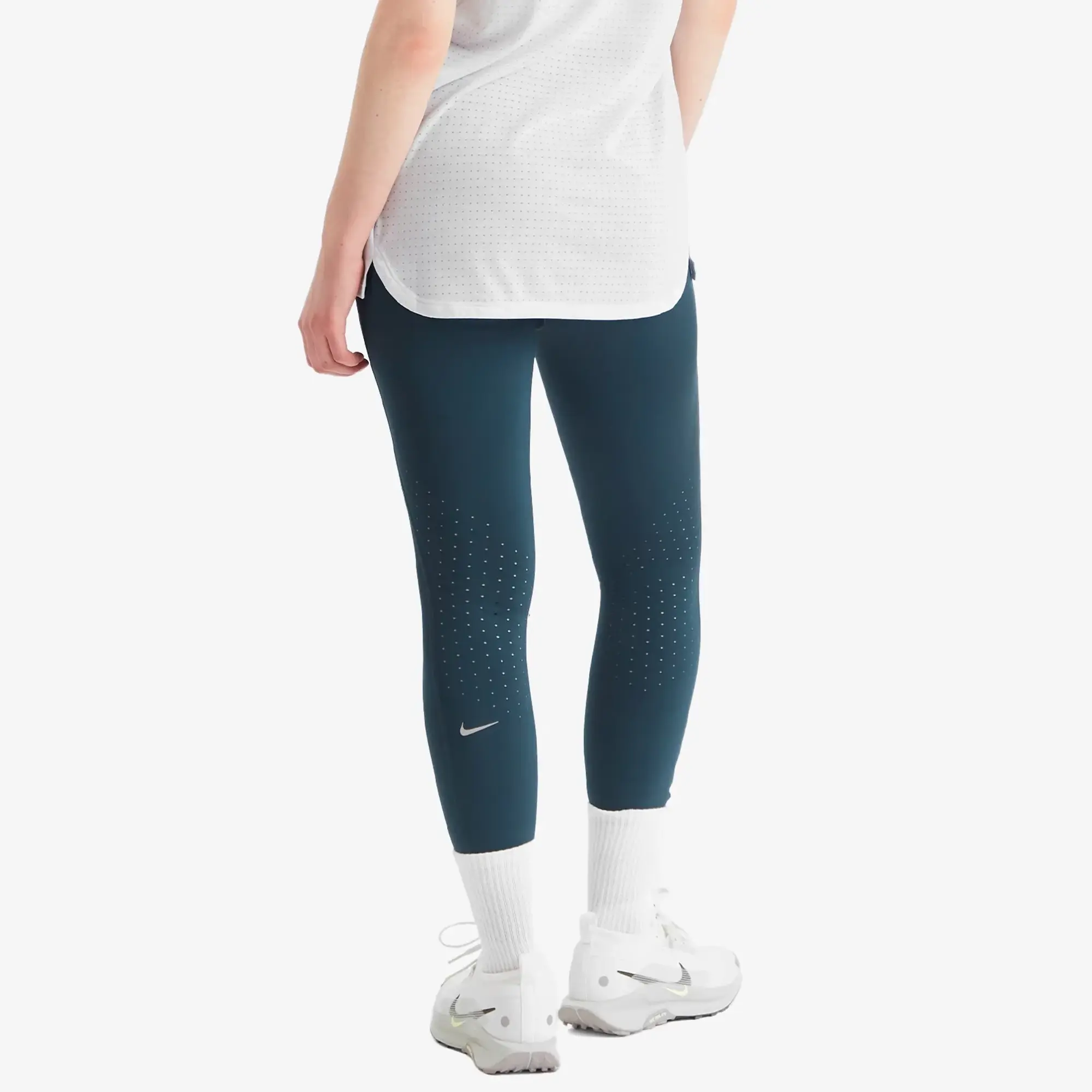 Nike Women's Dri-Fit 7/8 Tight Navy/Silver