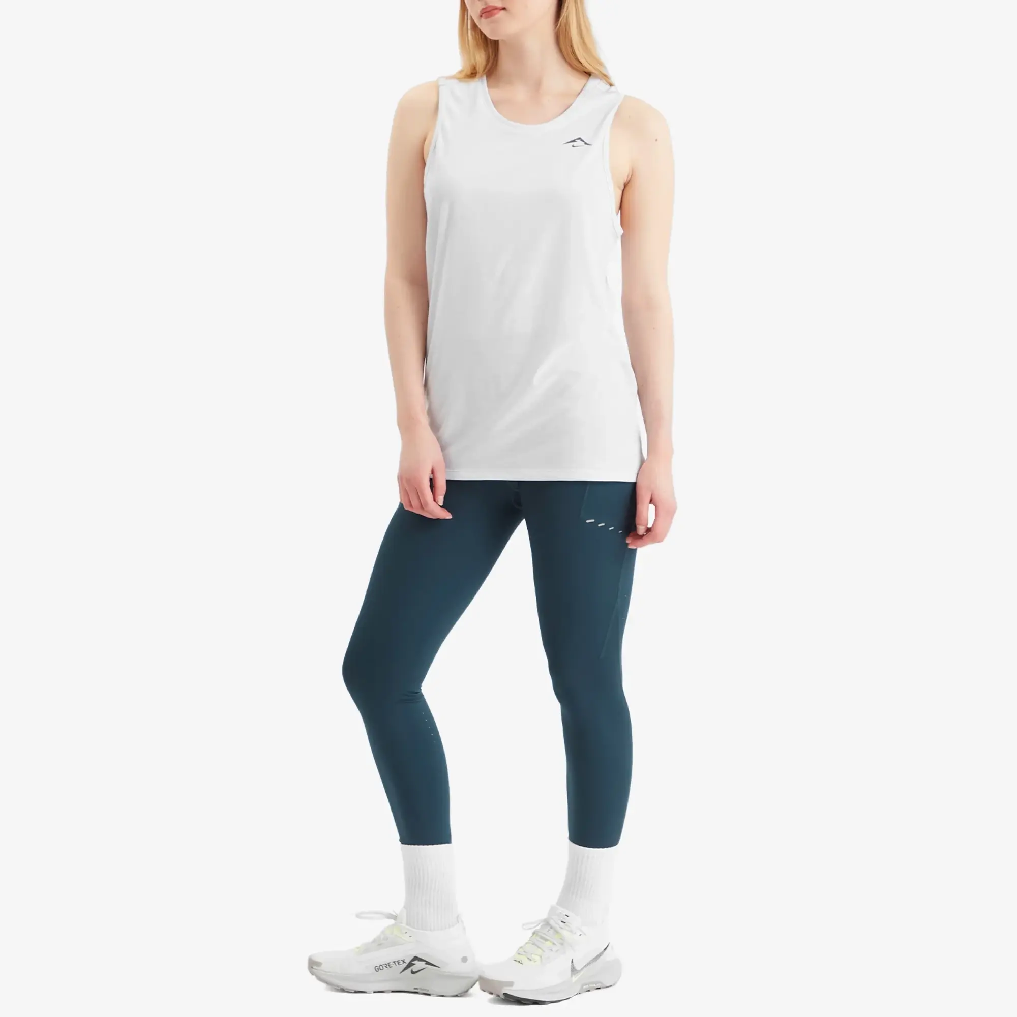 Nike Women's Dri-Fit 7/8 Tight Navy/Silver