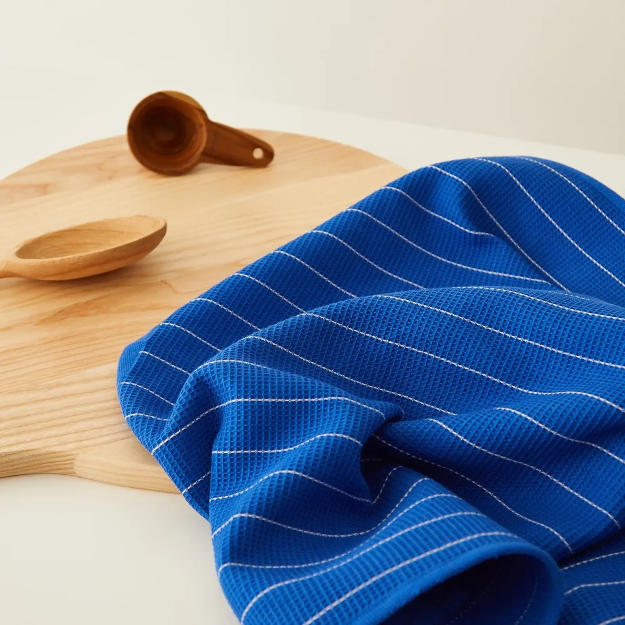 HAY Canteen Tea Towel Blue Pinstripe