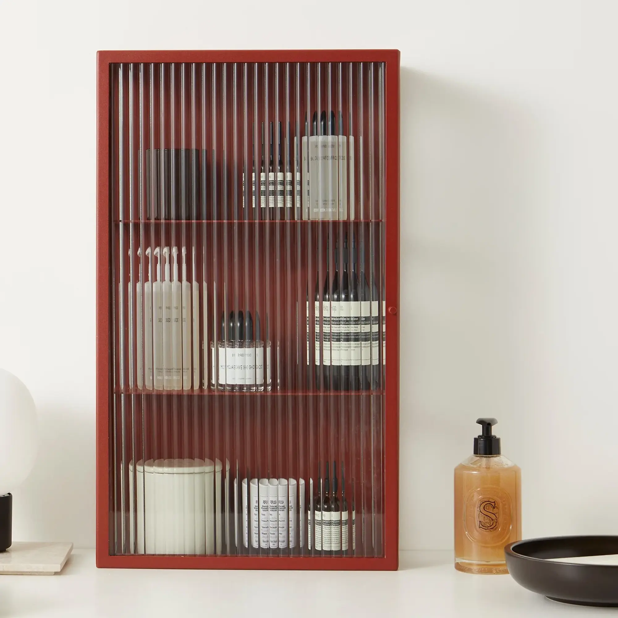 ferm LIVING Haze Wall Cabinet Oxide Red