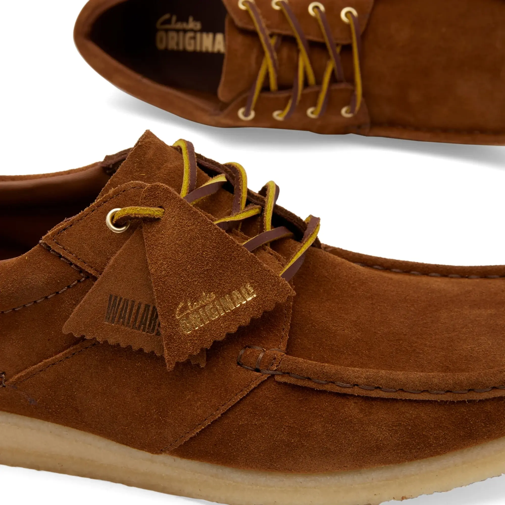 Clarks Originals Men's Wallabee Boot Cola Suede