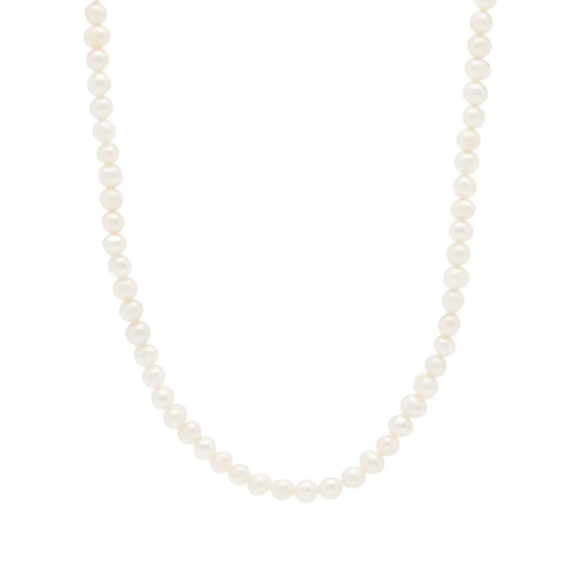 Serge DeNimes Men's Freshwater Pearl Necklace White