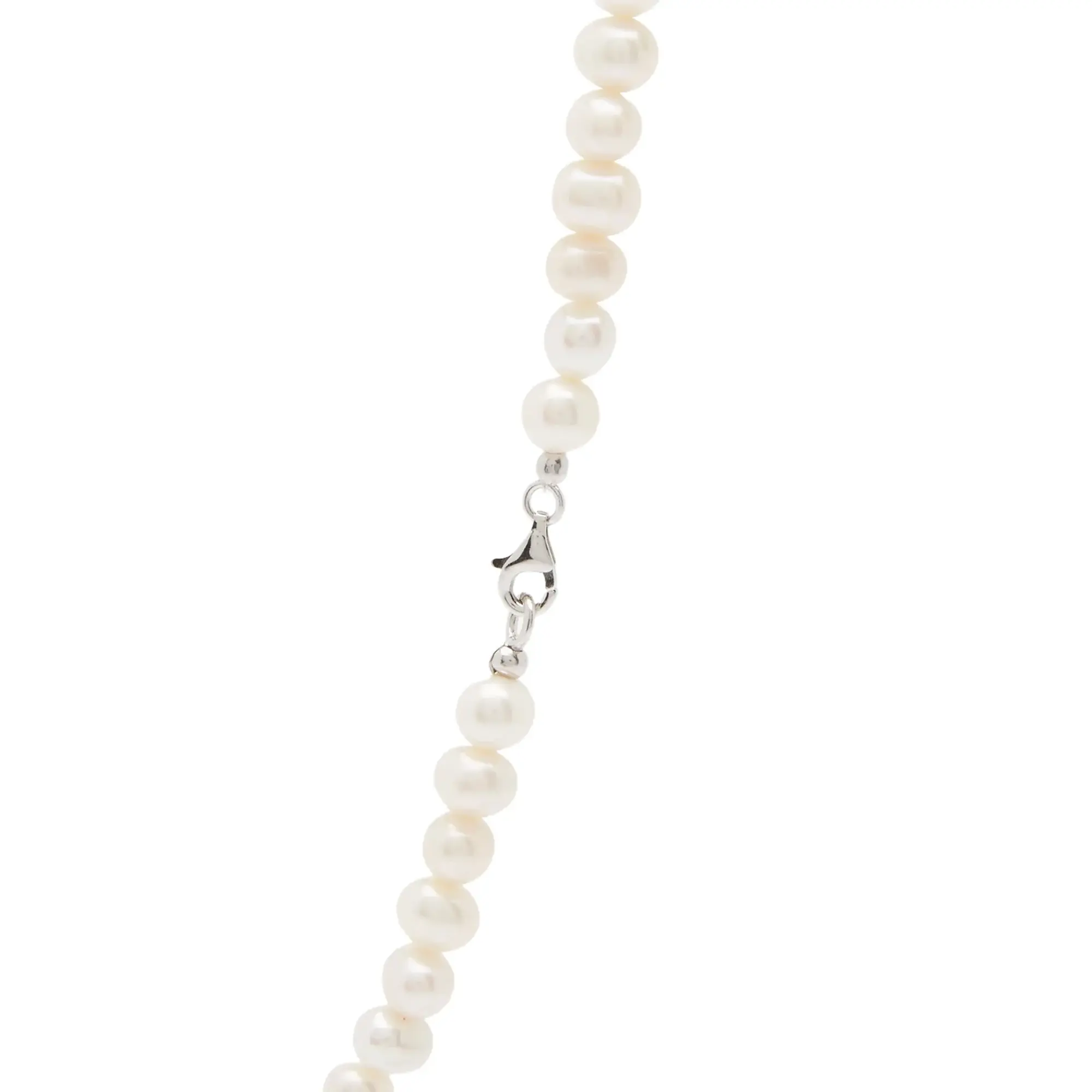 Serge DeNimes Men's Freshwater Pearl Necklace White