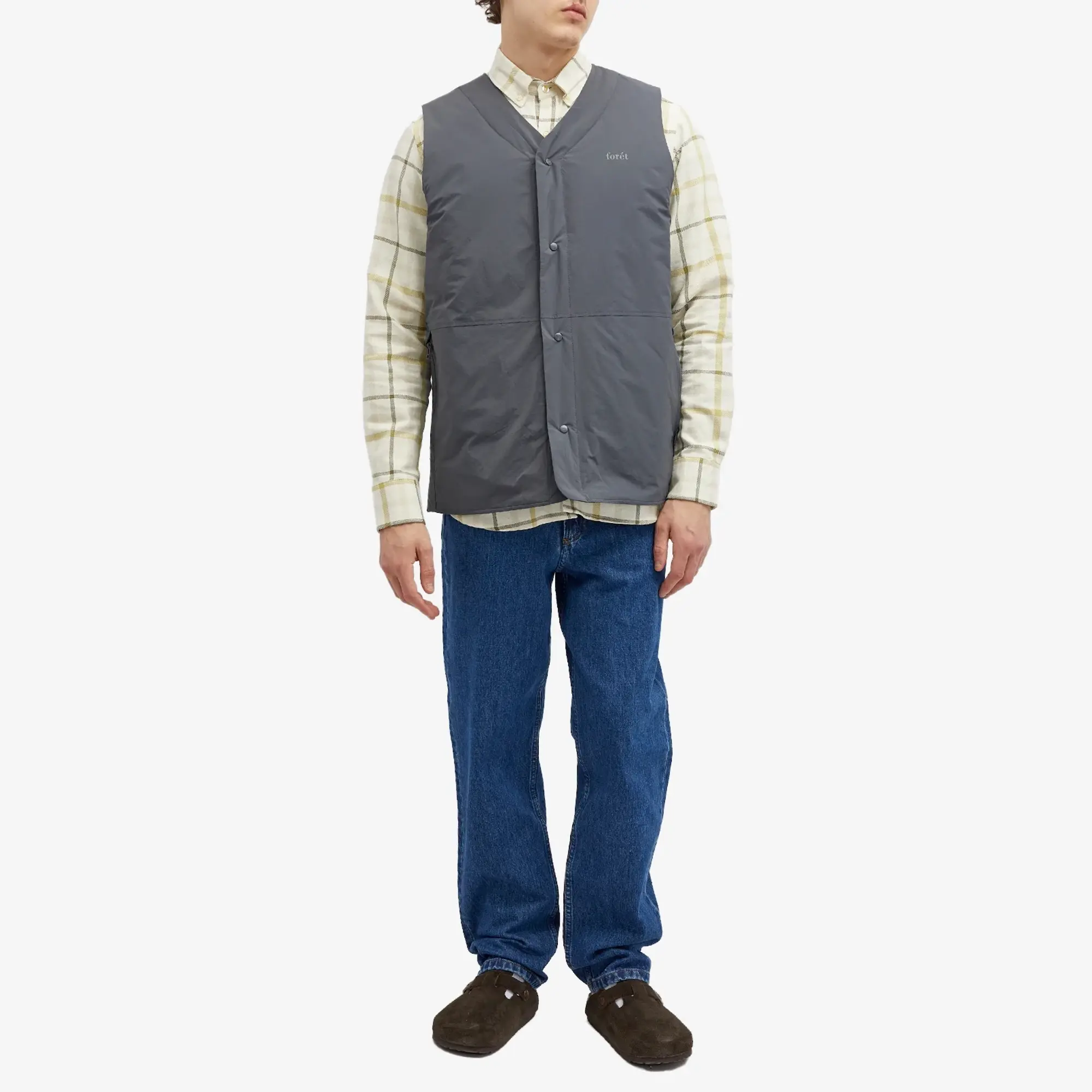 Foret Men's Myst Liner Vest Grey