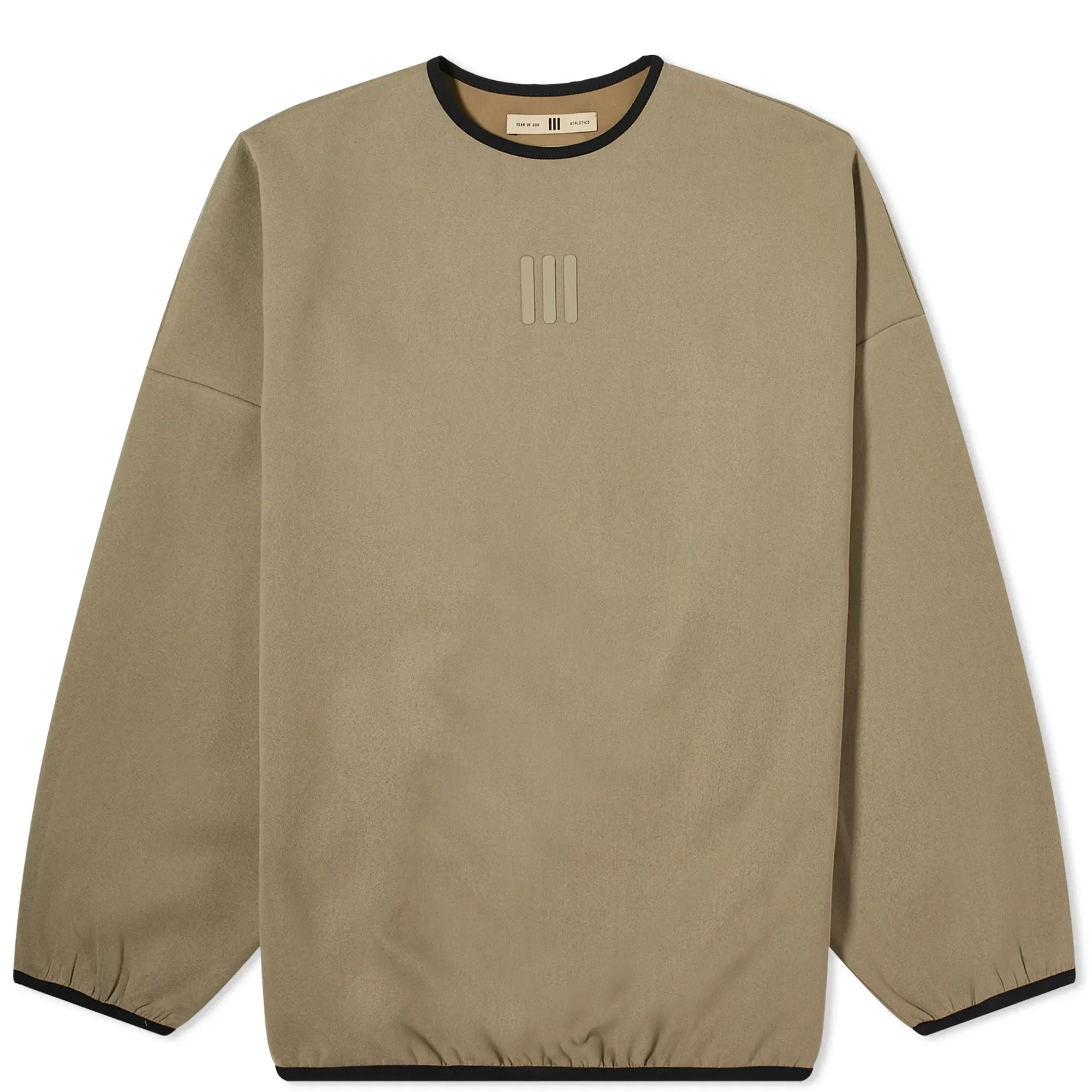 Adidas x Fear of God Athletics Crew Sweat Clay | IS5304 | FOOTY.COM