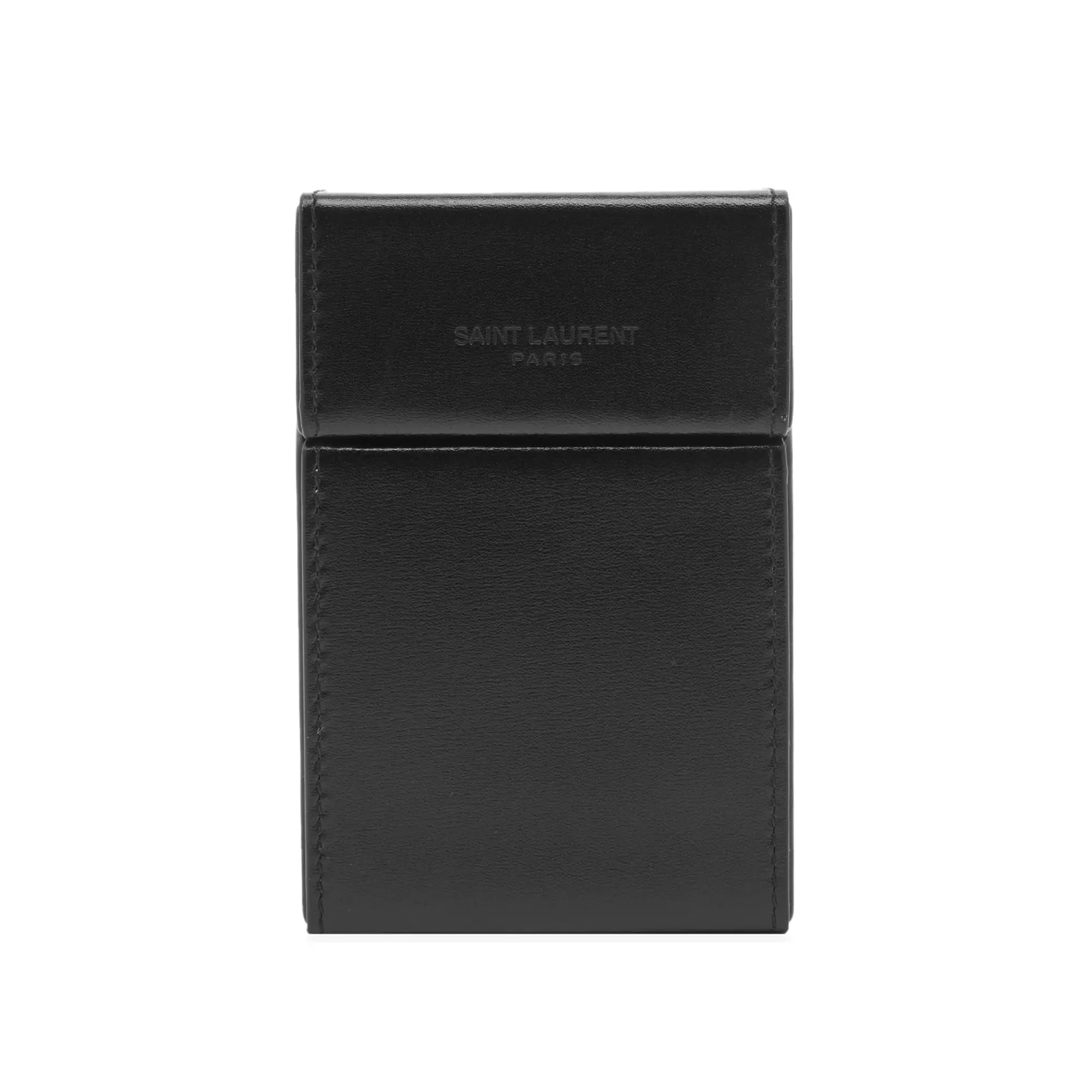 Saint Laurent Men's Leather Cigarette Box Black
