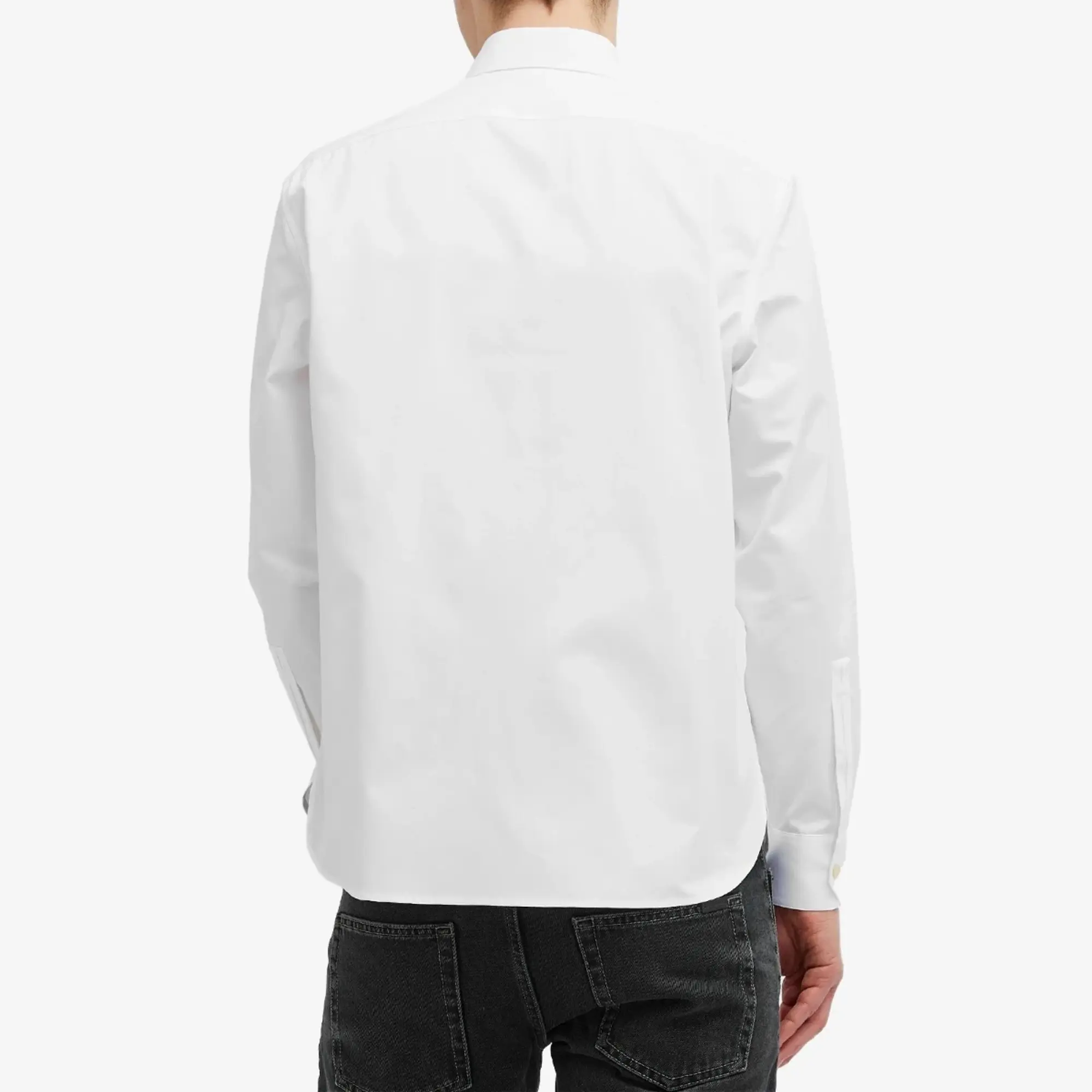 Saint Laurent Men's Classic Poplin Shirt White