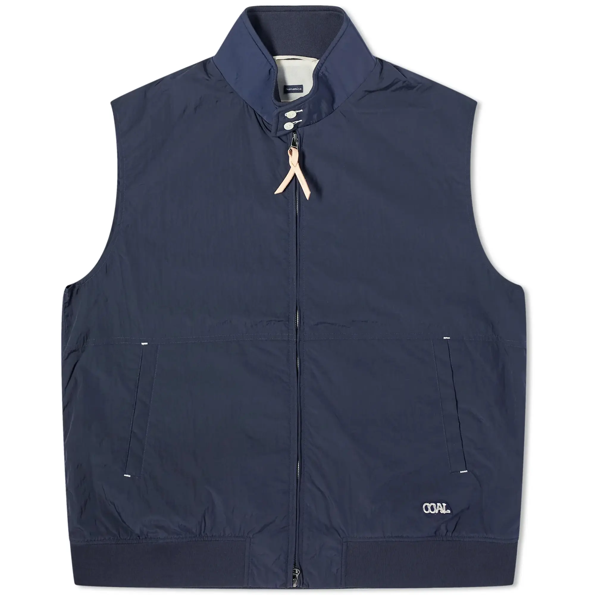 Nanamica Men's Zip Up Wind Vest Dark Navy