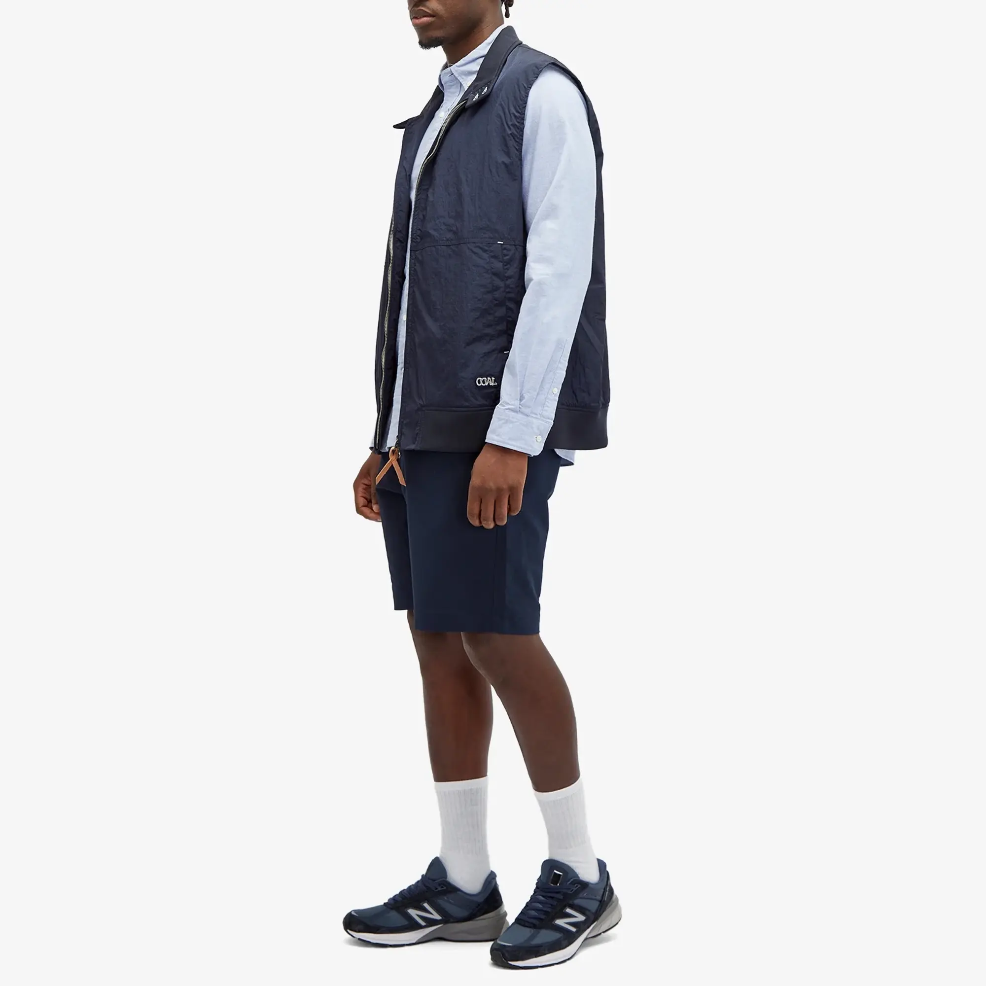Nanamica Men's Zip Up Wind Vest Dark Navy