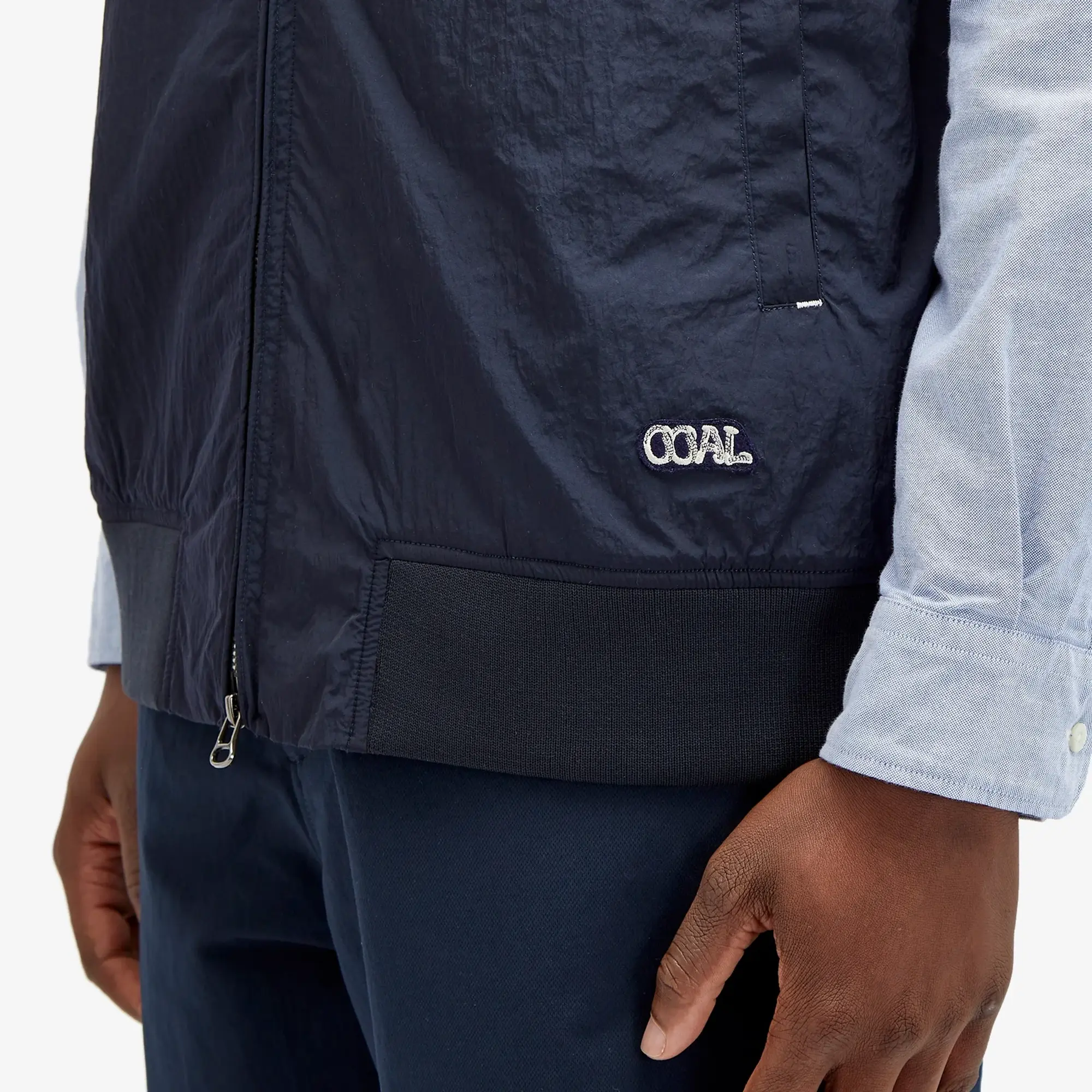 Nanamica Men's Zip Up Wind Vest Dark Navy