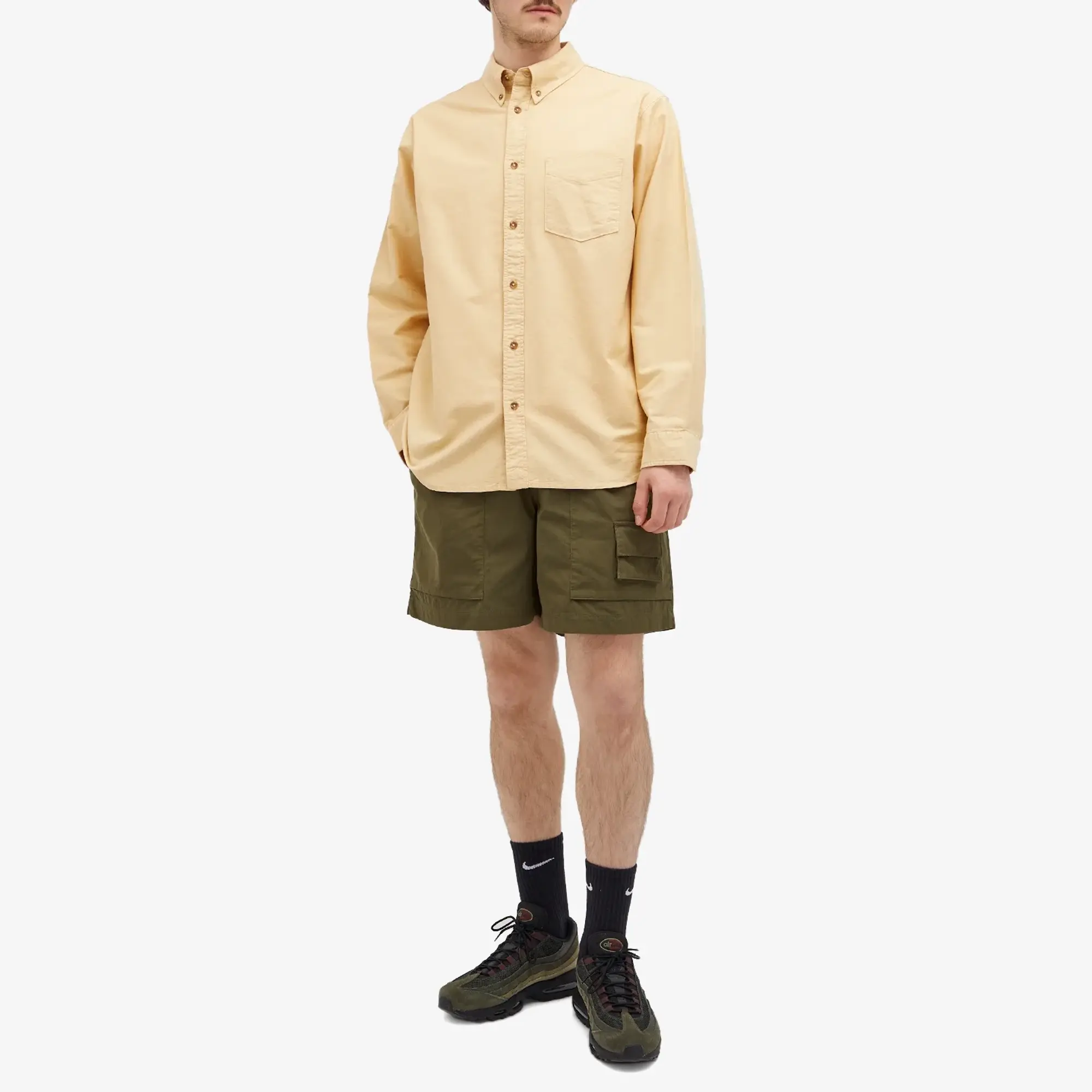 Nike Men's Life Buttondown Oxford Shirt Sesame