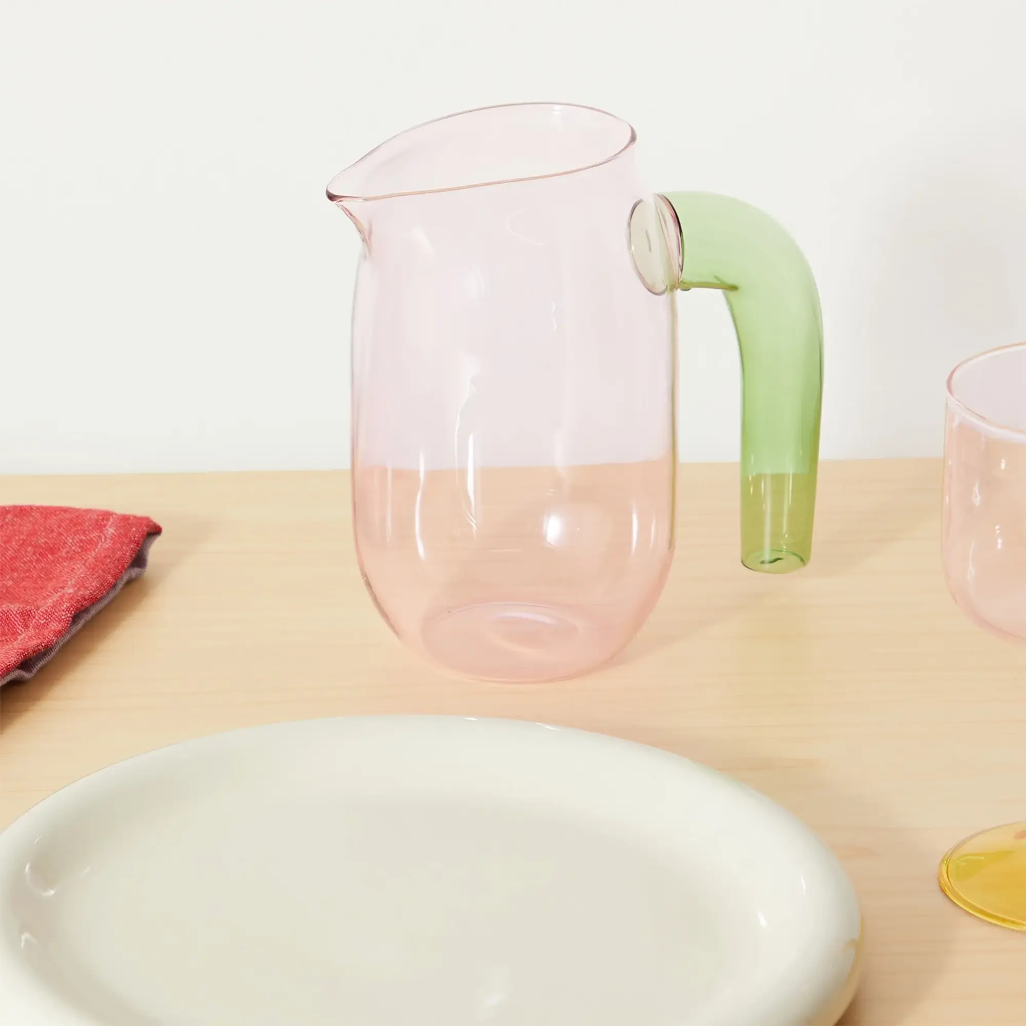 HAY Glass Jug - Small Pink
