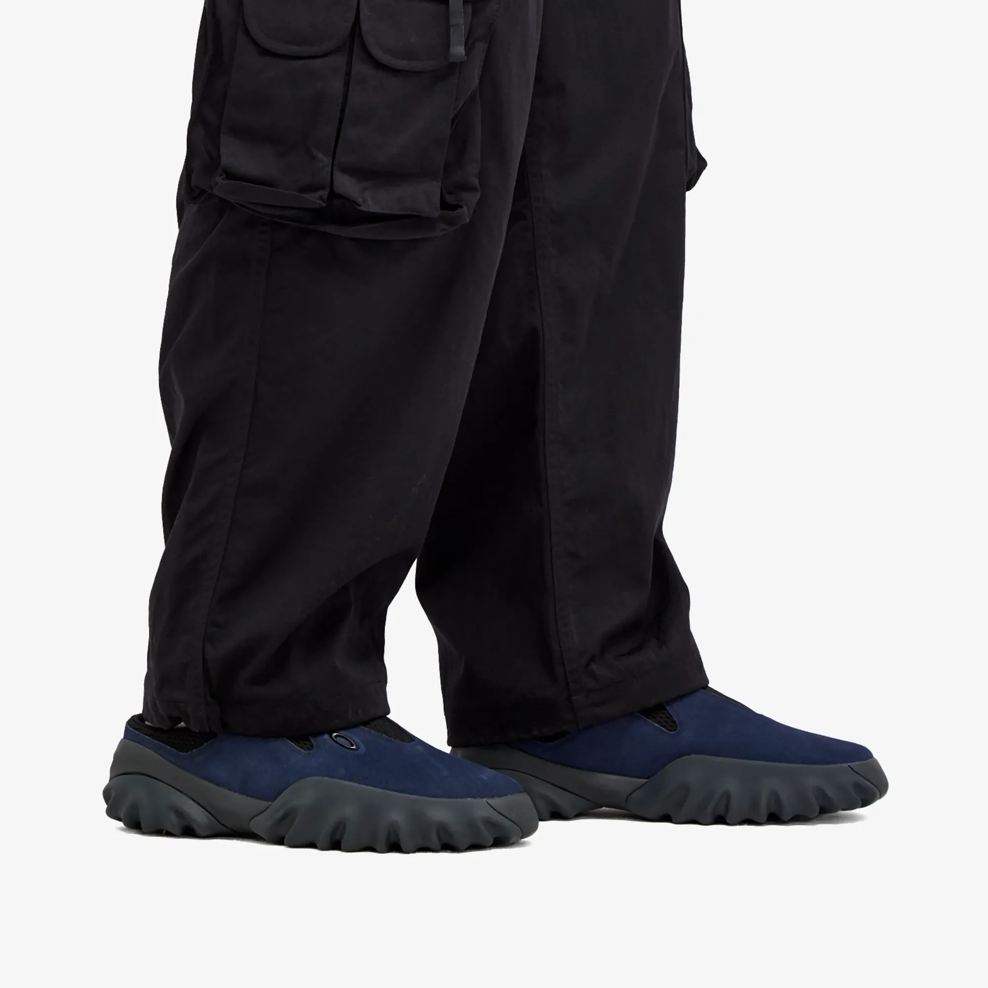 Oakley Factory Team Men's Suede Chop Saw Mule Navy/Black