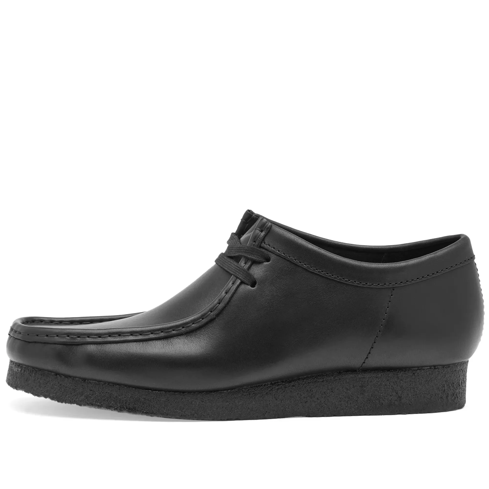 Clarks Originals Men's Wallabee Black Leather | 26155514 | FOOTY.COM