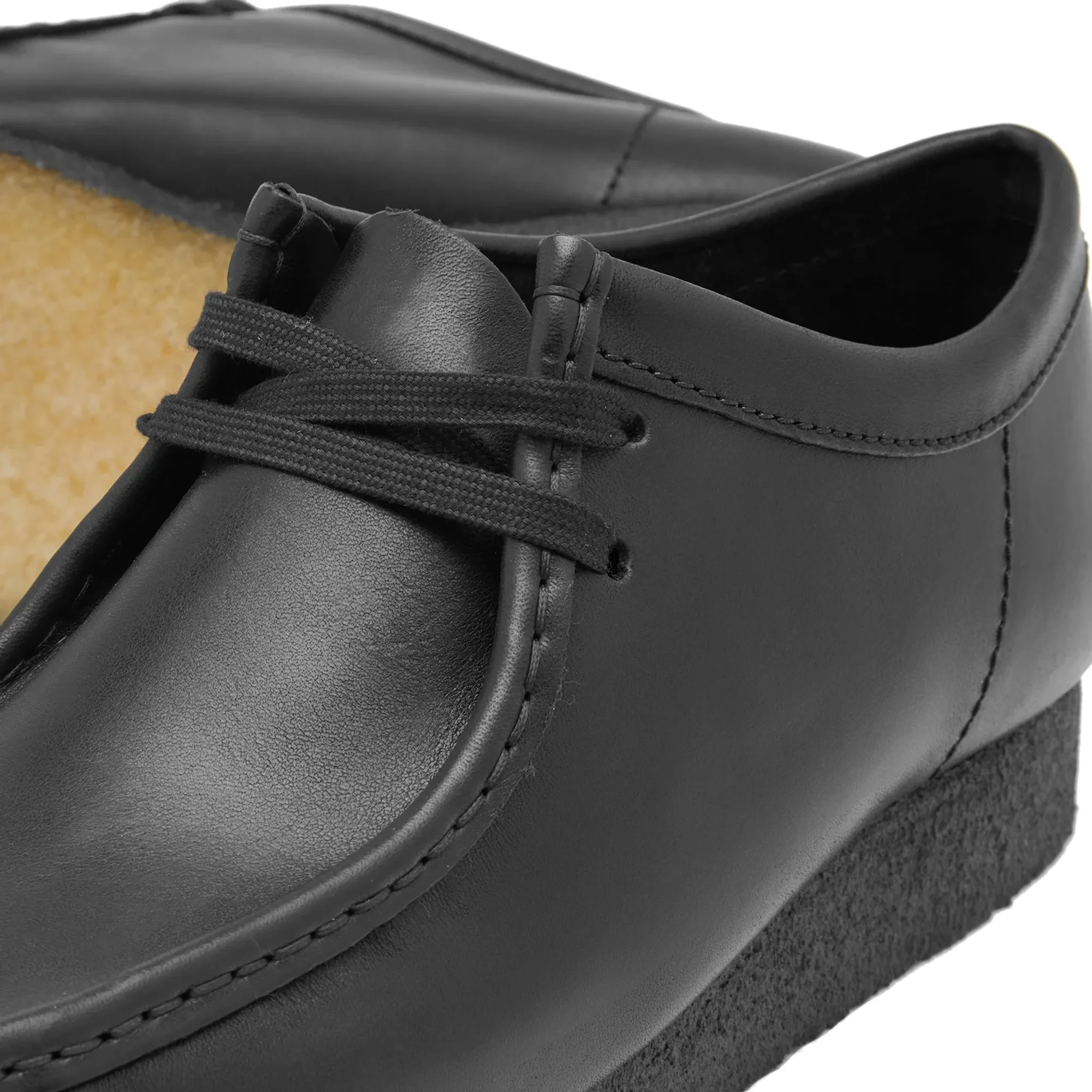 靴 Clarks ORIGINALS WALLABEE Black leather Clarks Originals Mens Wallabee Shoes Black Leather