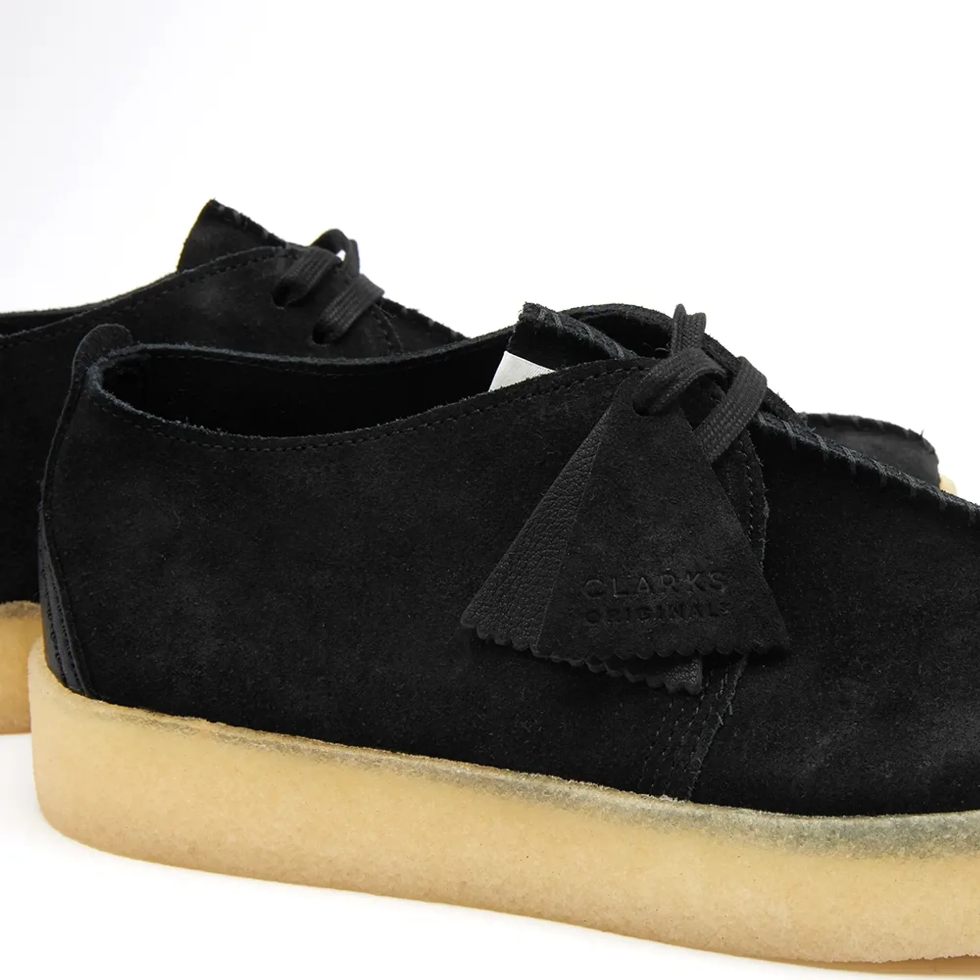 Clarks Trek Cup Black Suede | 26165826 | FOOTY.COM