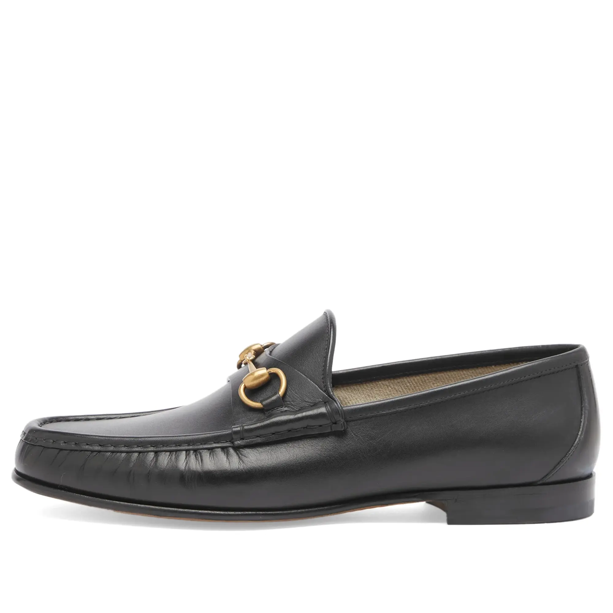 Gucci Men's Roos Classic Horse Bit Loafer Black