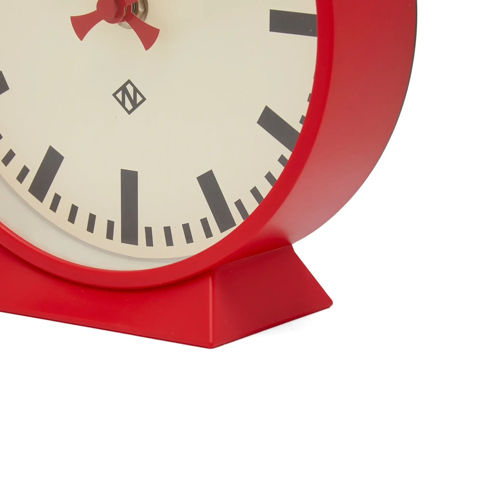 Newgate Clocks Men's Railway Mantel Clock Red