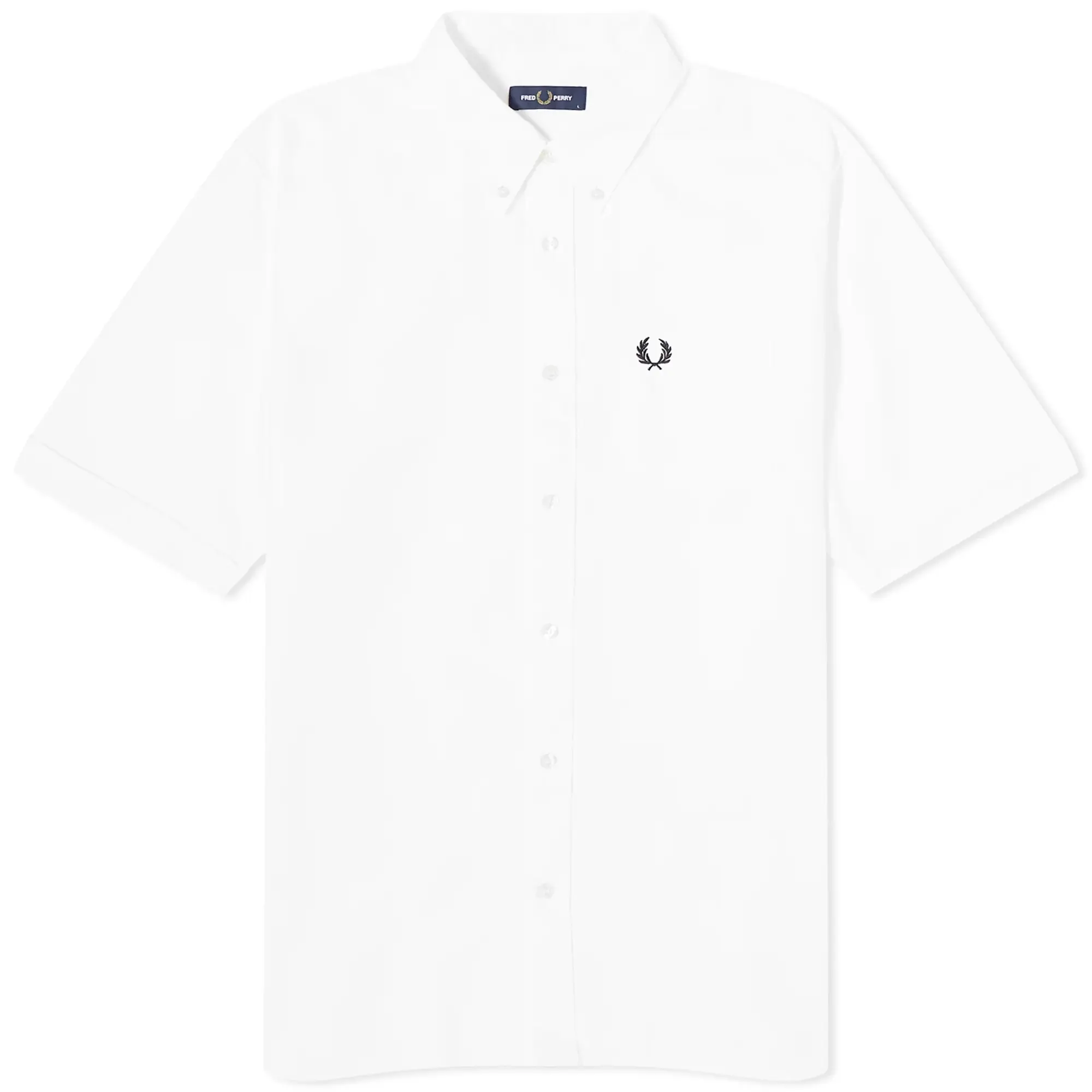 Fred Perry Men's Oxford Shirt White