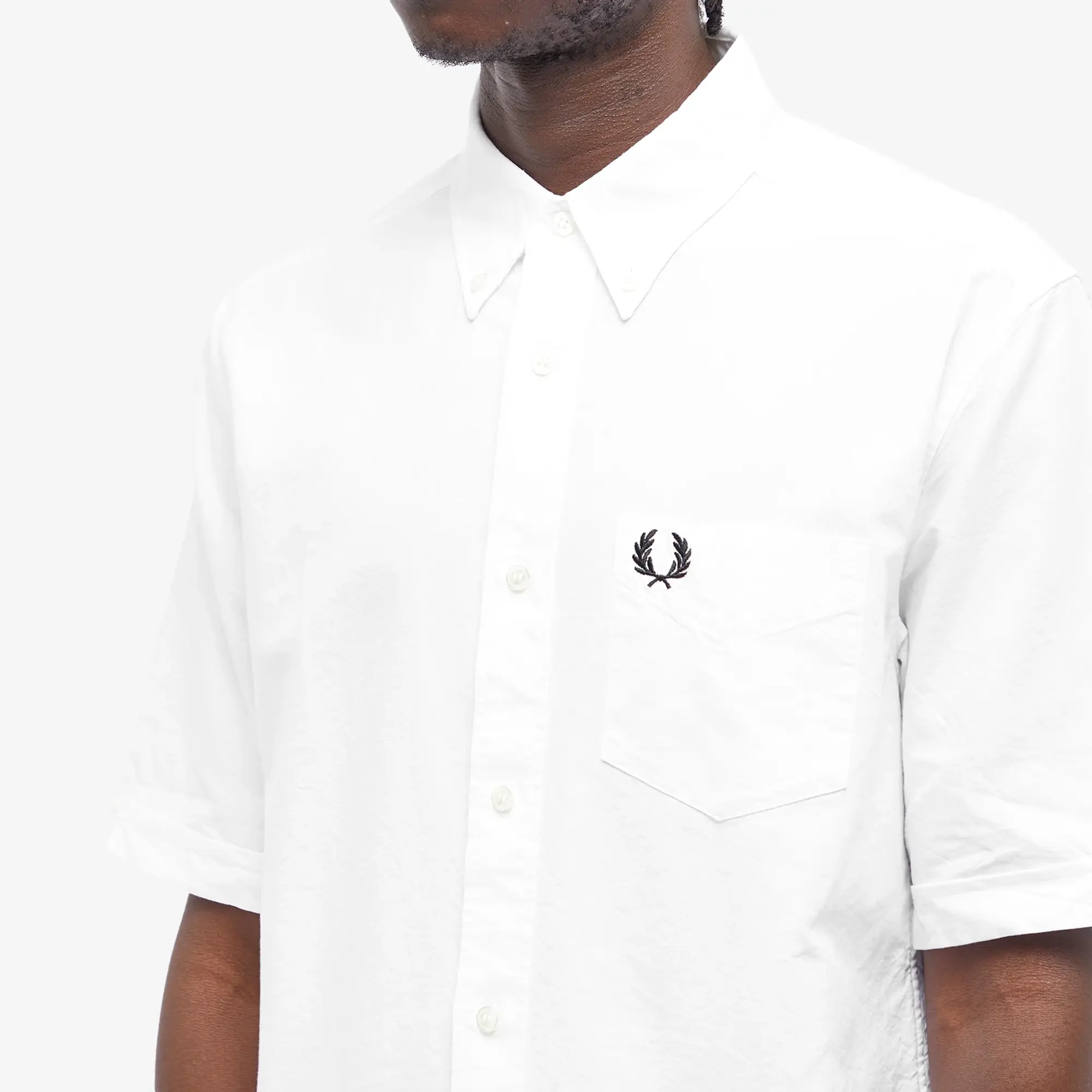Fred Perry Men's Oxford Shirt White
