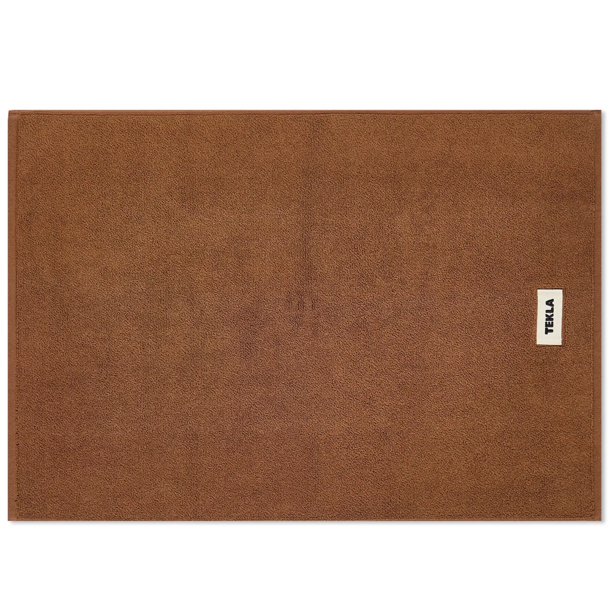 Tekla Fabrics Organic Terry Bath Mat Kodiak Brown