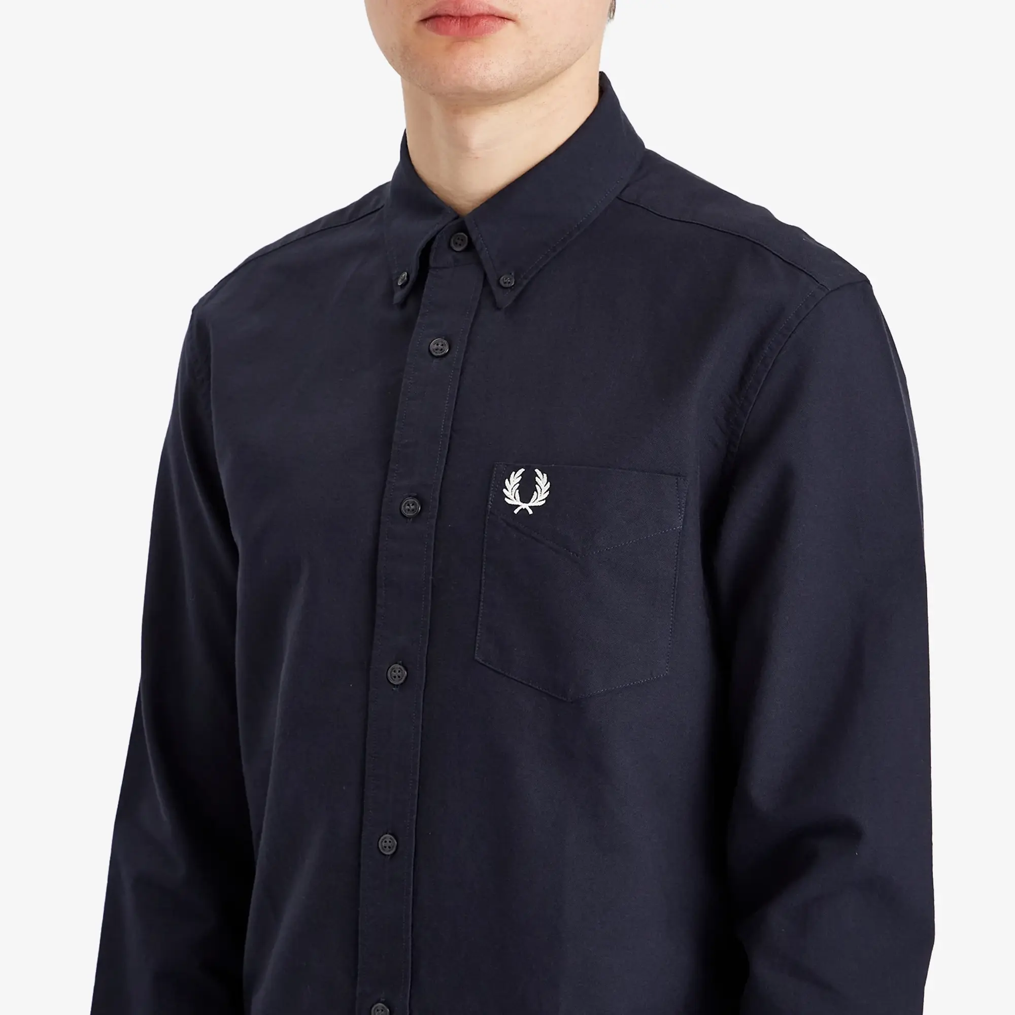 Fred Perry Men's Oxford Shirt Navy