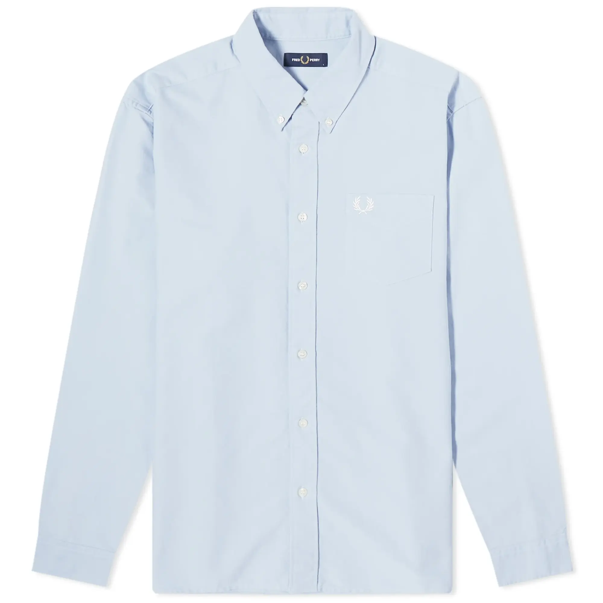 Fred Perry Men's Oxford Shirt Light Smoke