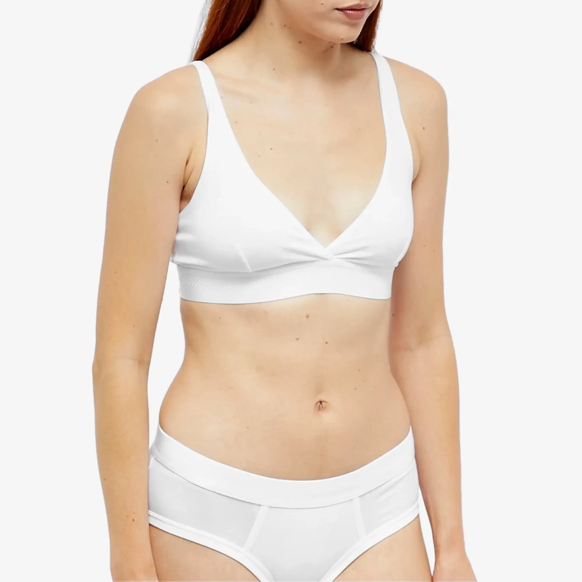 CDLP Women's Y-Brief White
