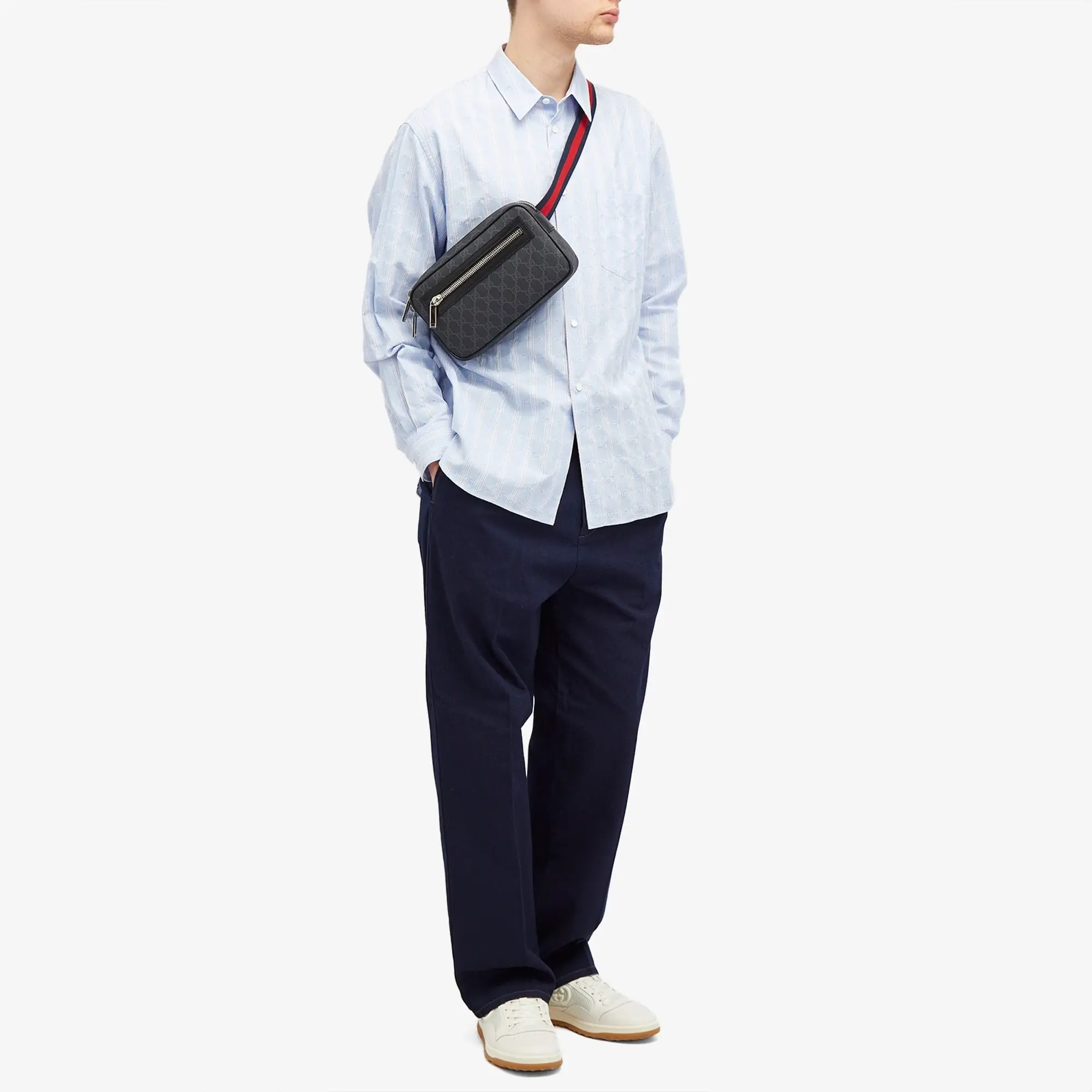 Gucci Men's GG Waist Bag Black