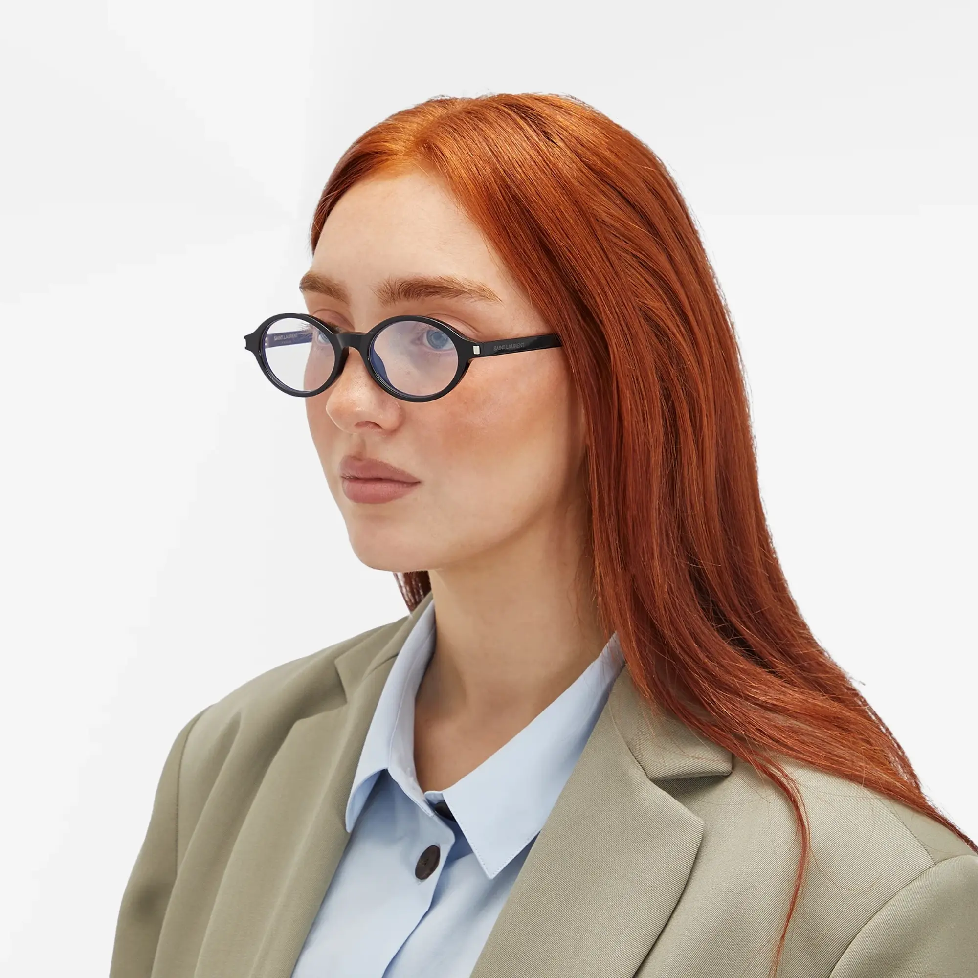 Saint Laurent Jeanne Optical Glasses Black/Transparent