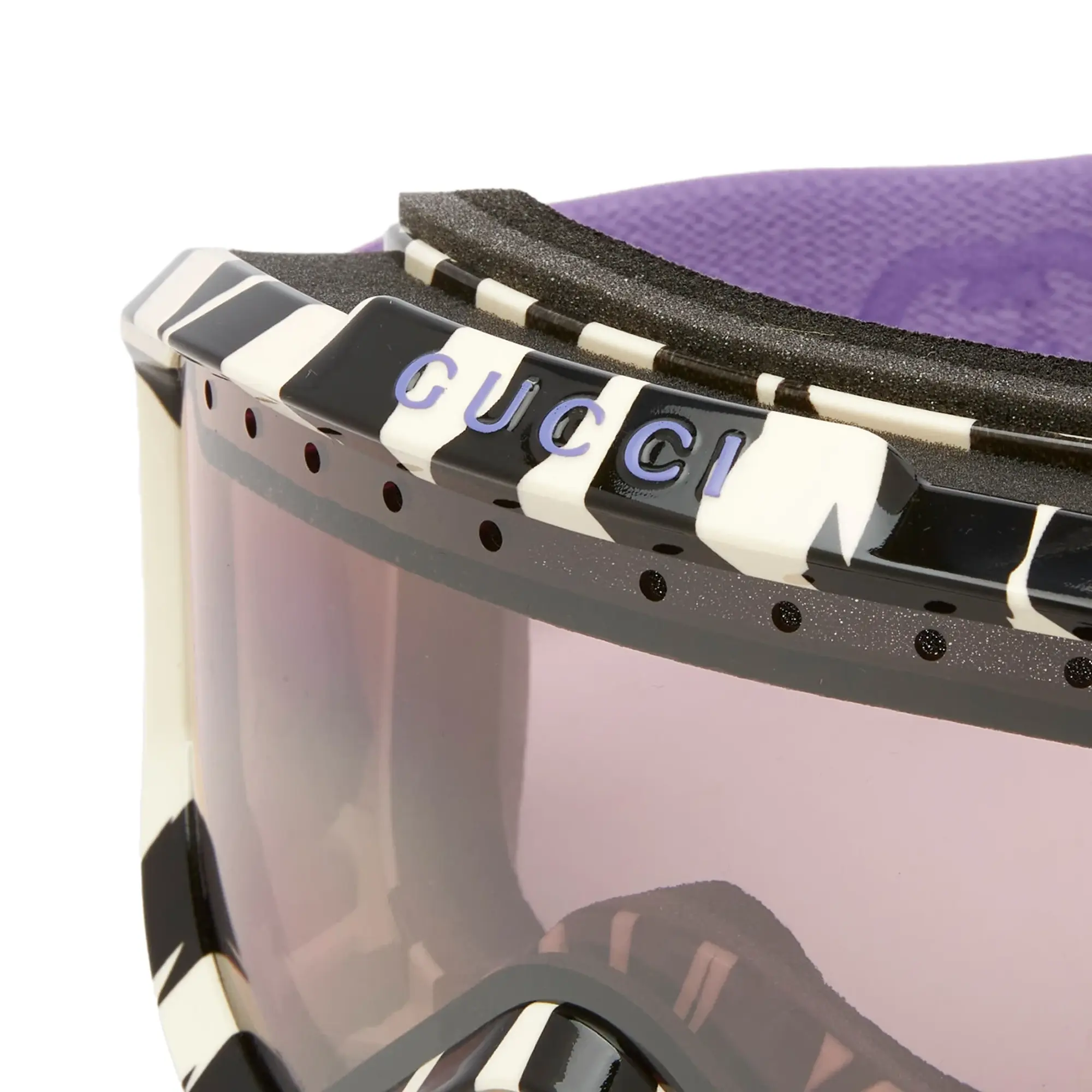 Gucci Ski Mask Ivory/Violet/Silver