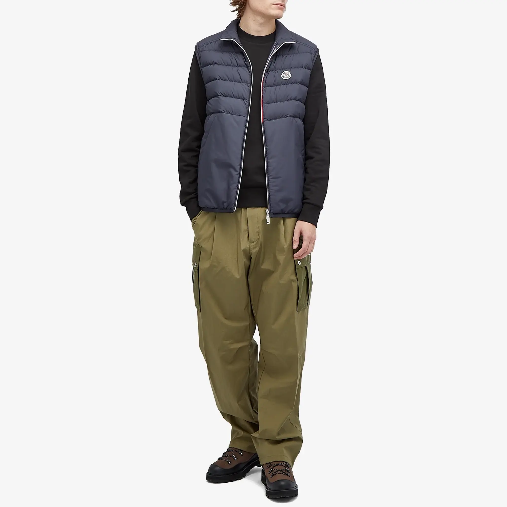 Moncler Men's Rabuons Vest Navy